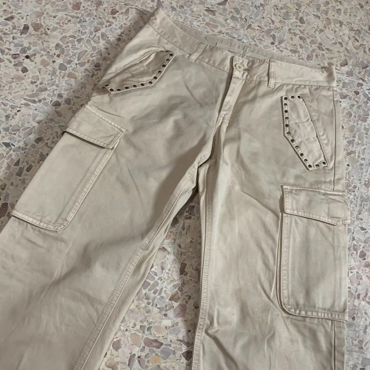 Beauty Beast MEN’s MELROSE UTILITY 31x31 PARACHUTE STUDDED TROUSERS CARGO Size US 31 - 2 Thumbnail