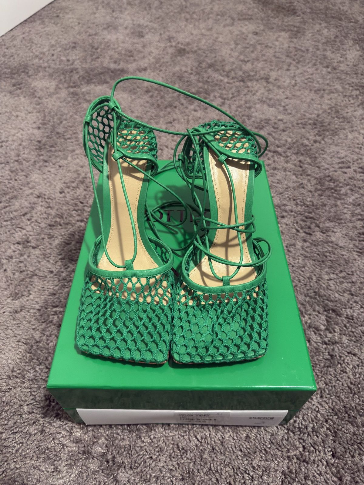 Bottega Veneta Bottega Vaneta Stretch Lace-Up Sandal Size US 6.5 / IT 36.5 - 6 Thumbnail