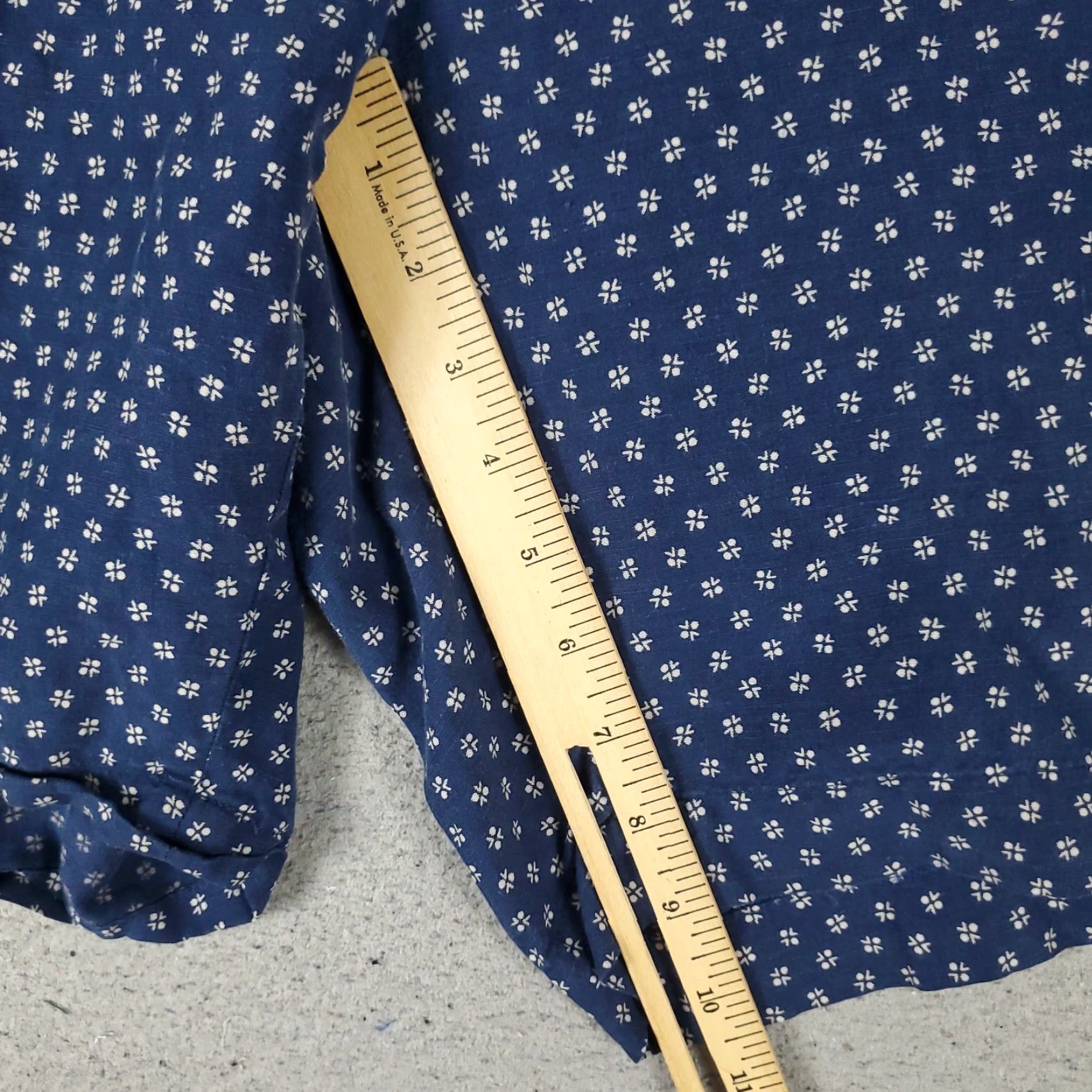 Ralph Lauren Ralph Lauren Shorts Mens Size 40 Blue Geometric Pony Casual Flat Front Chino * Size US 40 / EU 56 - 6 Thumbnail