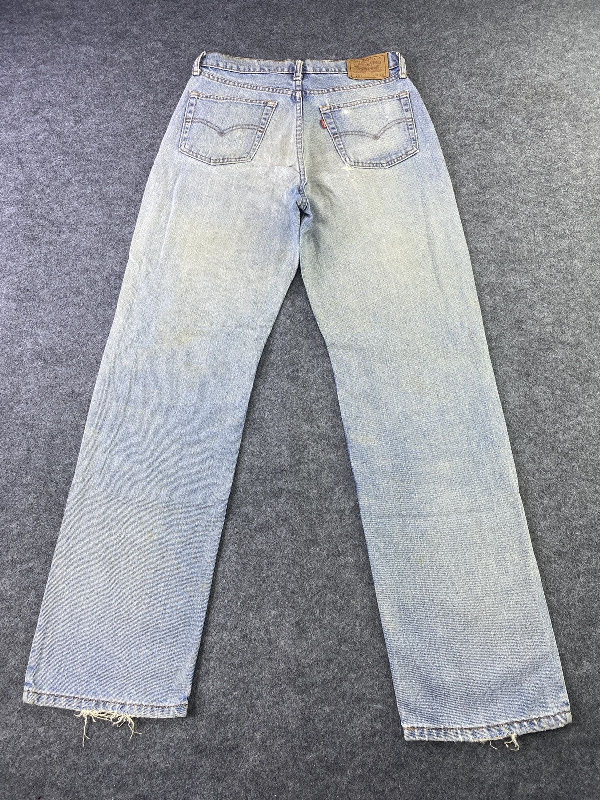 Jean × Levi's × Vintage VINTAGE LEVIS 519 DISTRESS BLUE WASH JEANS - J911 Size US 29 - 4 Thumbnail
