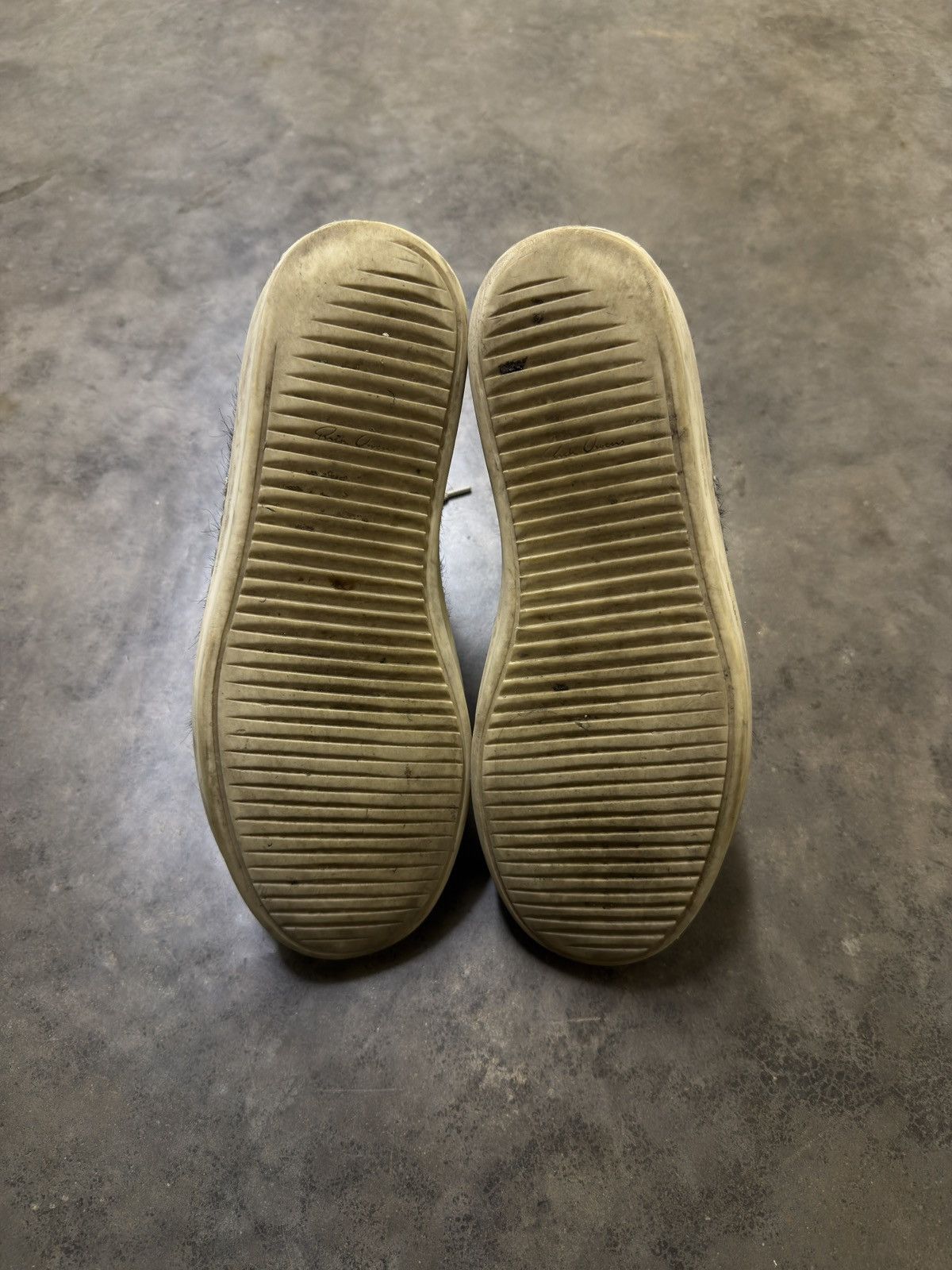 Rick Owens Rick Owens FW22 ‘Strobe’ Pony Hair Ramones Size US 9 / EU 42 - 4 Thumbnail