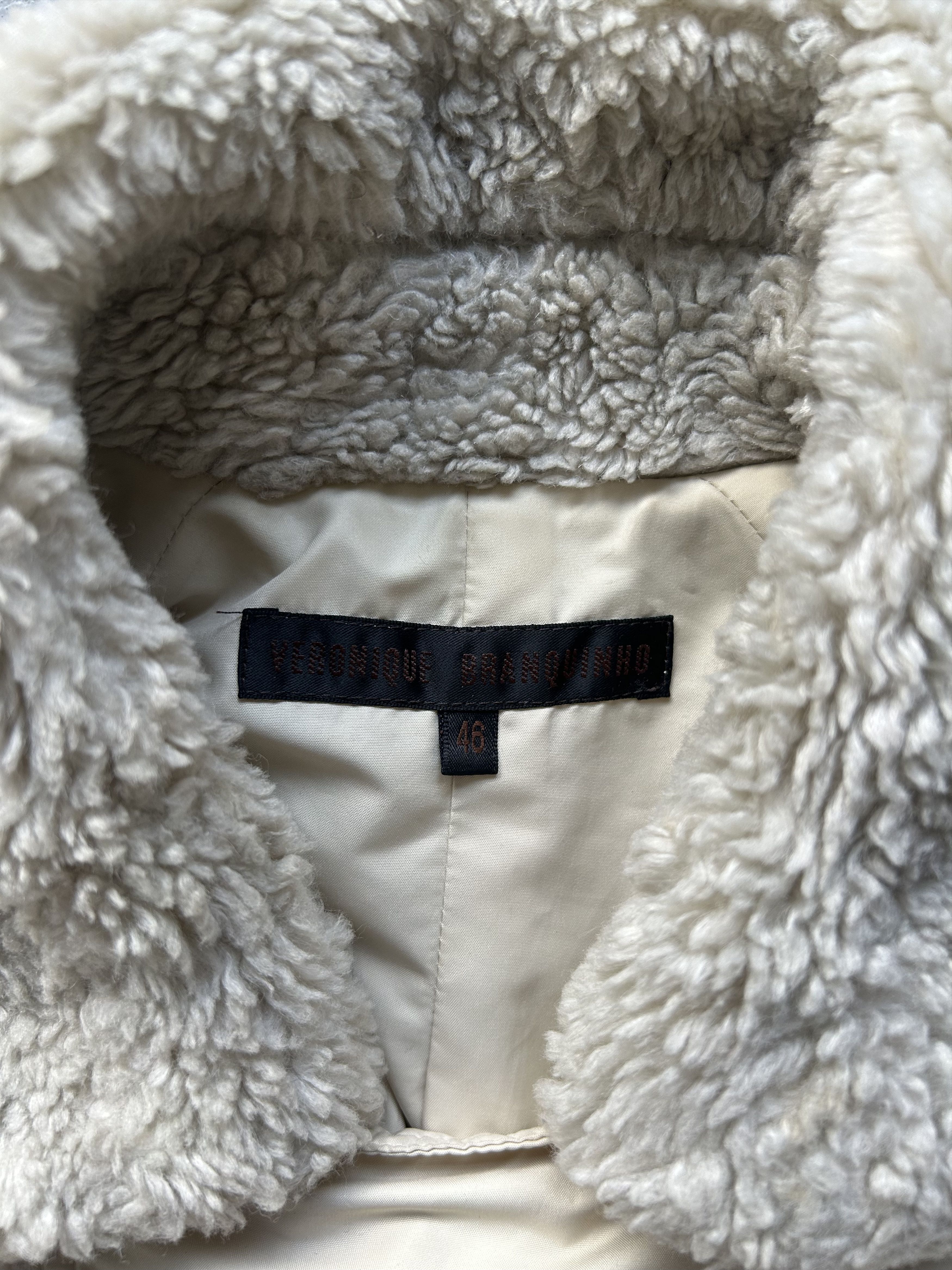 Veronique Branquinho Veronique Branquinho Cream Nylon Asymmetrical Zip Jacket Size US S / EU 44-46 / 1 - 4 Thumbnail