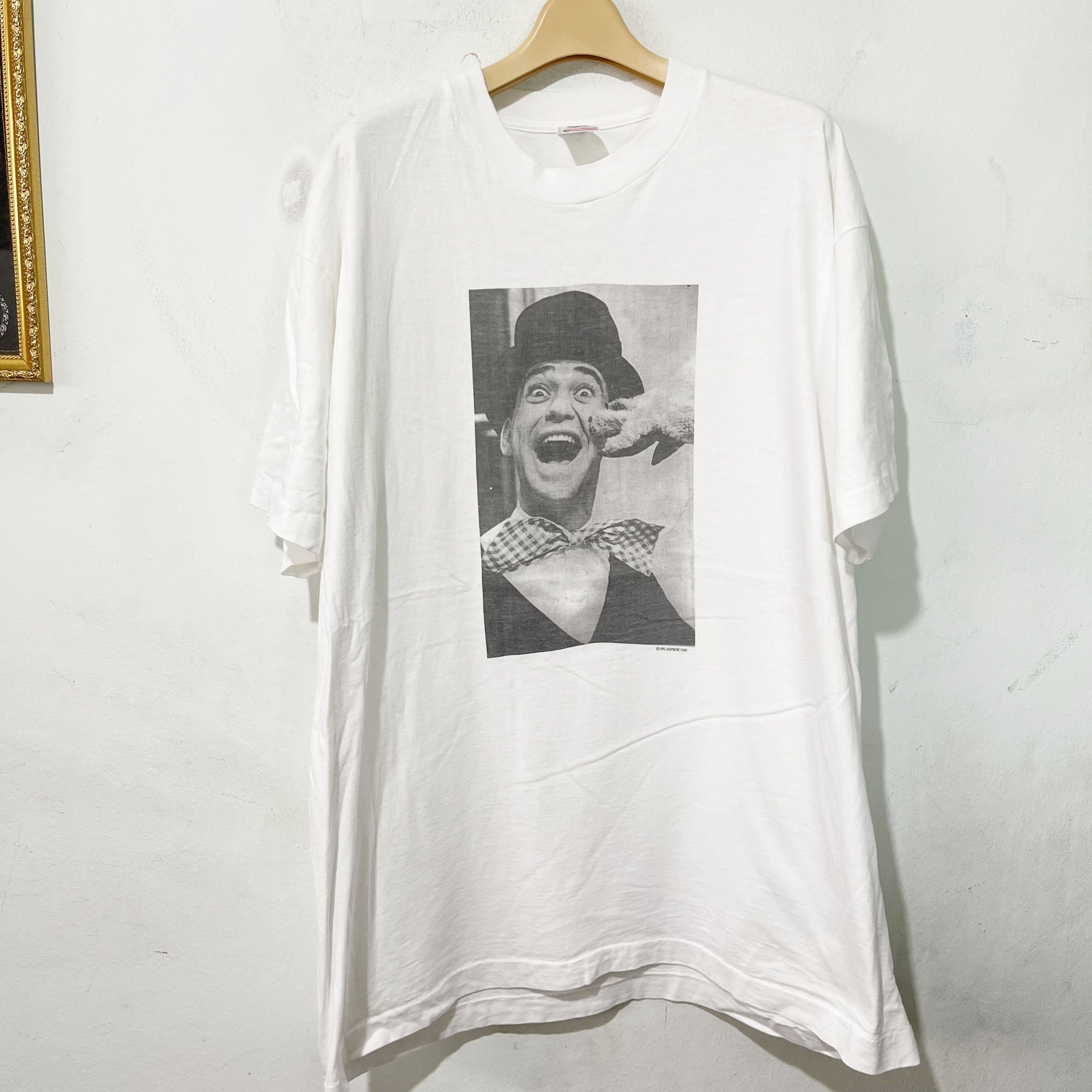 Vintage Vintage 90s Soupy Sales with White Fang in Photography Shirt Size US XL / EU 56 / 4 - 1 Thumbnail
