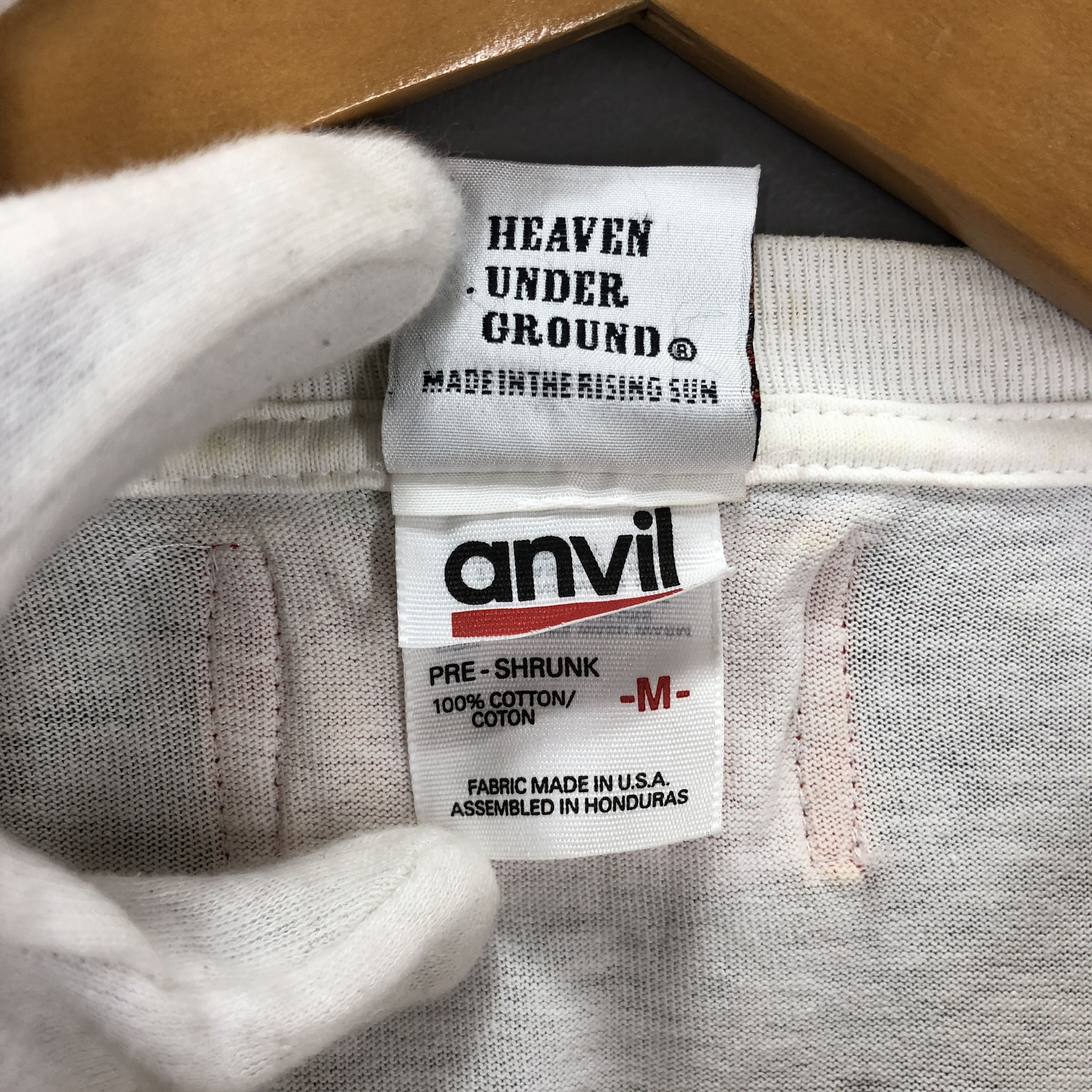 Anvil 90s Vintage ROCK N ROLL DEPT PINK DRAGON T Shirt #1604/02 Size US M / EU 48-50 / 2 - 8 Thumbnail