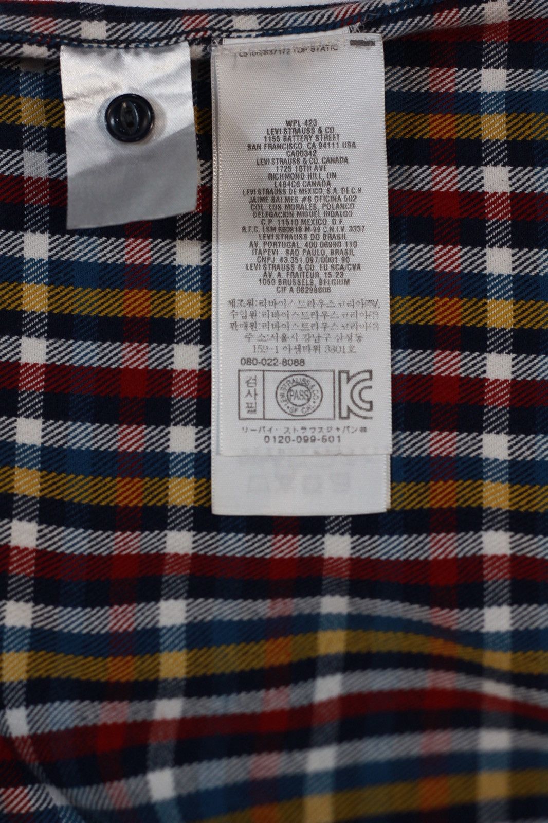 Levi's Vintage Clothing Vintage Levi’s 2012 Button Up Long Sleeve Shirt Size US M / EU 48-50 / 2 - 8 Thumbnail