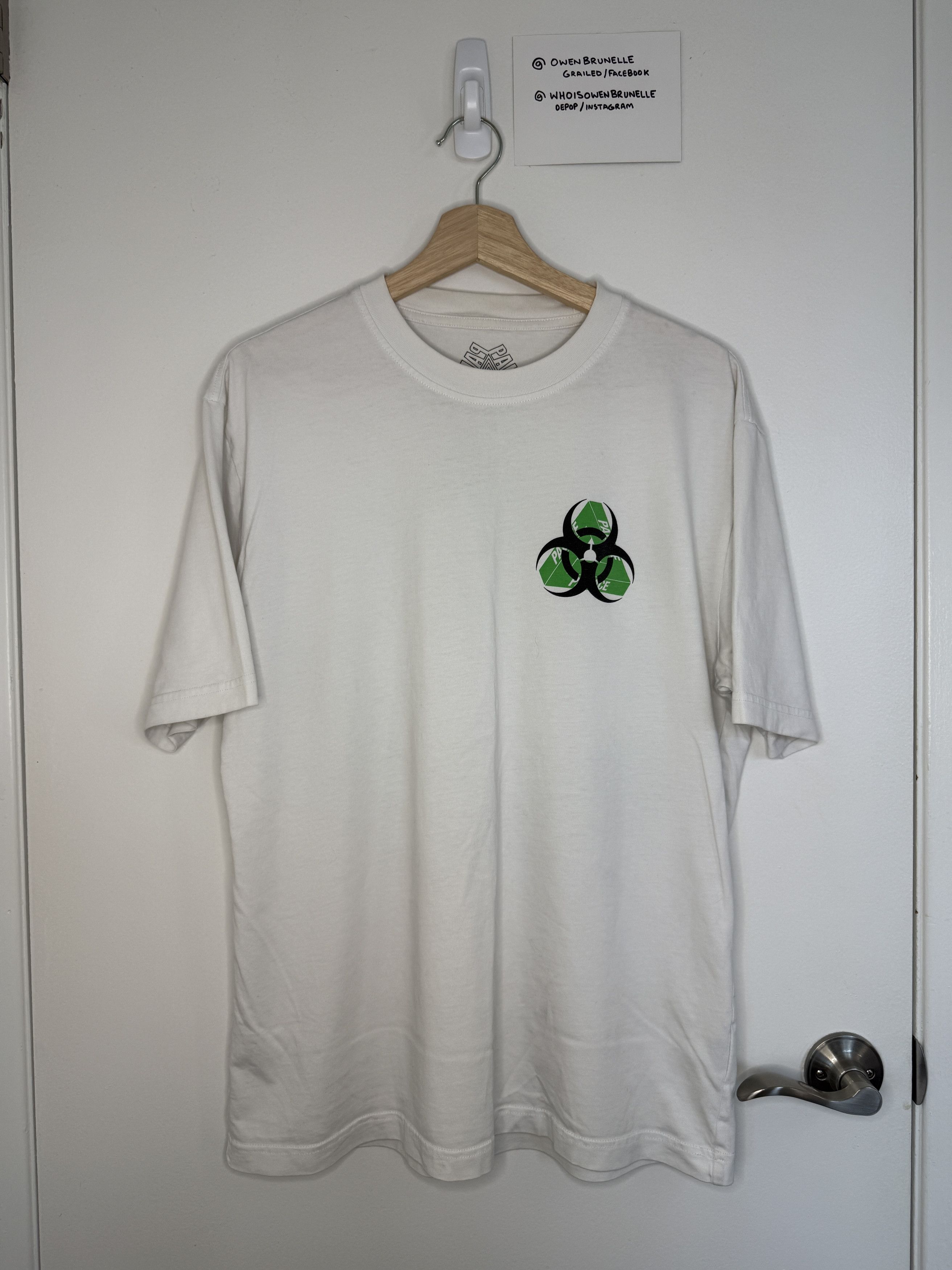Palace Palace Biohazard Logo T-Shirt White Size L Size US L / EU 52-54 / 3 - 1 Thumbnail