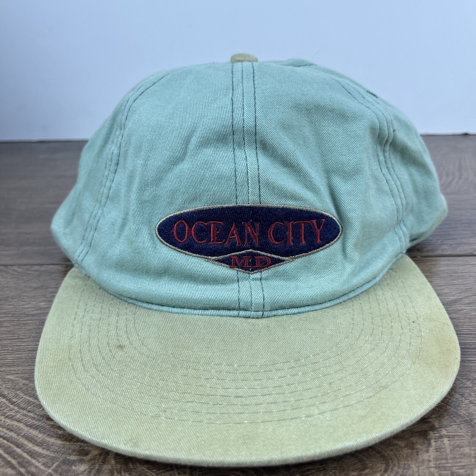 Other Ocwan City Hat Ocean City Green Hat Snapback Adjustable Adul Size ONE SIZE - 2 Thumbnail