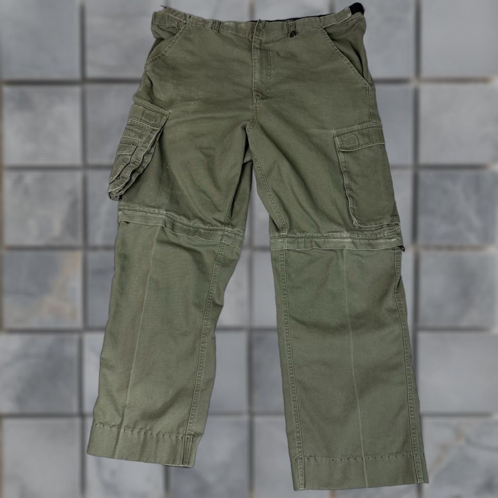 Vintage VINTAGE Boy Scouts of America Pants Men’s 36 Olive Cargo Convertible Outdoor Distressed Mens Size US 36 / EU 52 - 1 Thumbnail