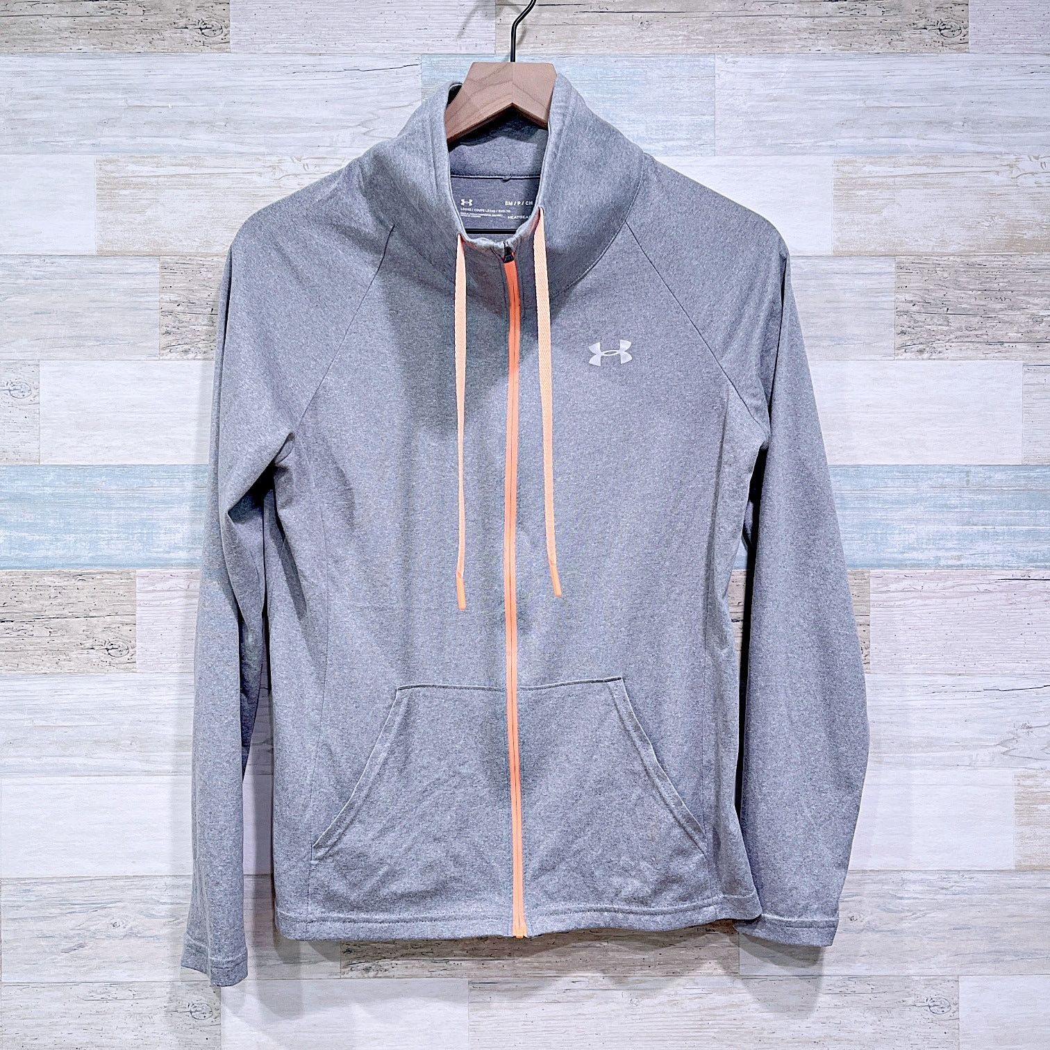 Under Armour Under Armour Funnel Neck Jacket Gray Womens Small Size S / US 4 / IT 40 - 2 Thumbnail