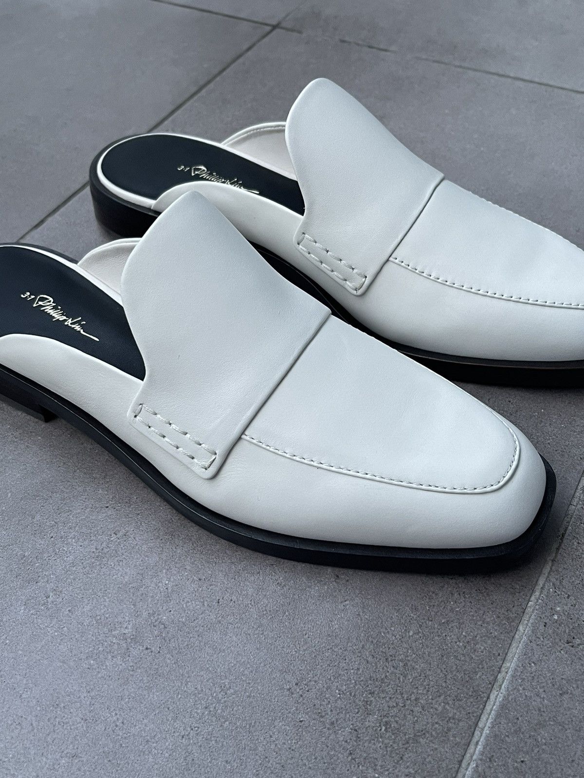 !DS! SS23 3.1 Phillip Lim Alexa Loafer Bone White Mule