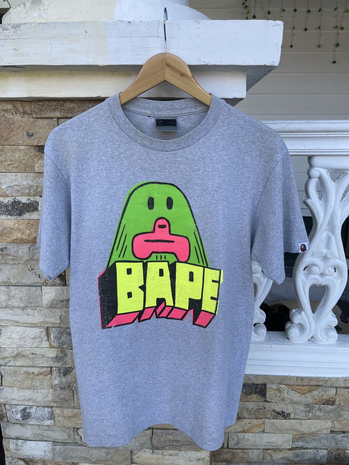 Bape Last Drop🔥Rare🔥Bape x Gary Panter Ape Tee Size US M / EU 48-50 / 2 - 1 Thumbnail