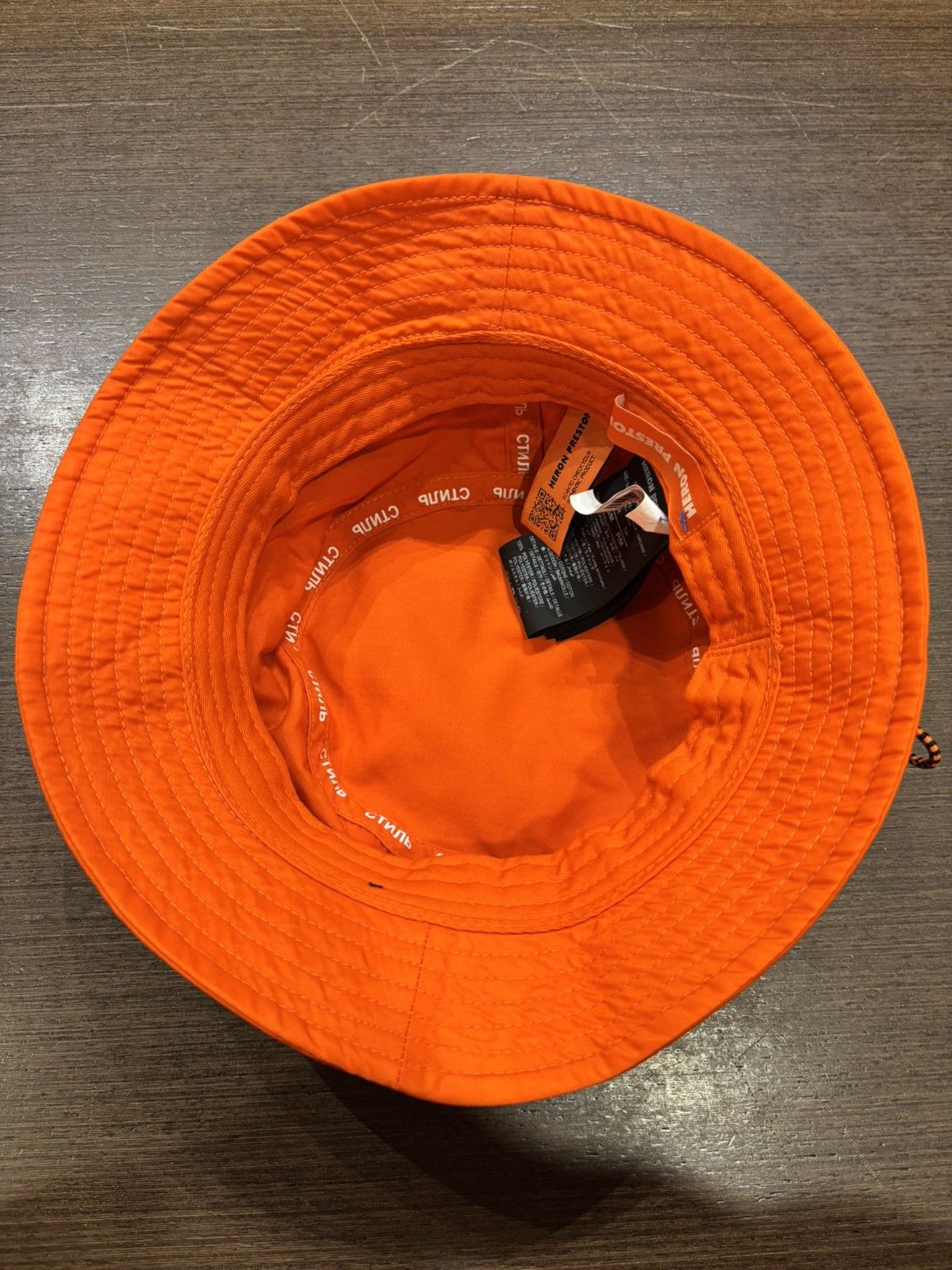 Heron Preston Heron Preston Logo Bucket Hat Size ONE SIZE - 3 Thumbnail