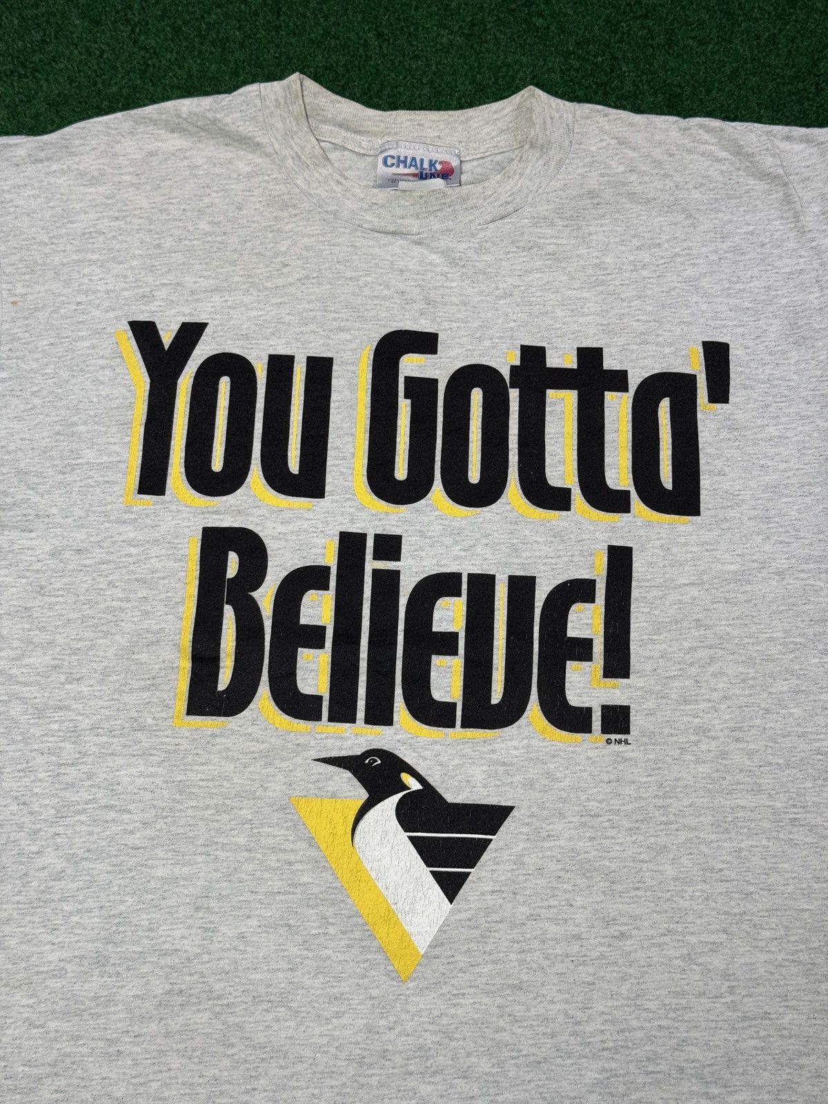 Chalk Line Pittsburgh Penguins Chalk Line You Gotta Believe T Shirt Size US XL / EU 56 / 4 - 2 Thumbnail