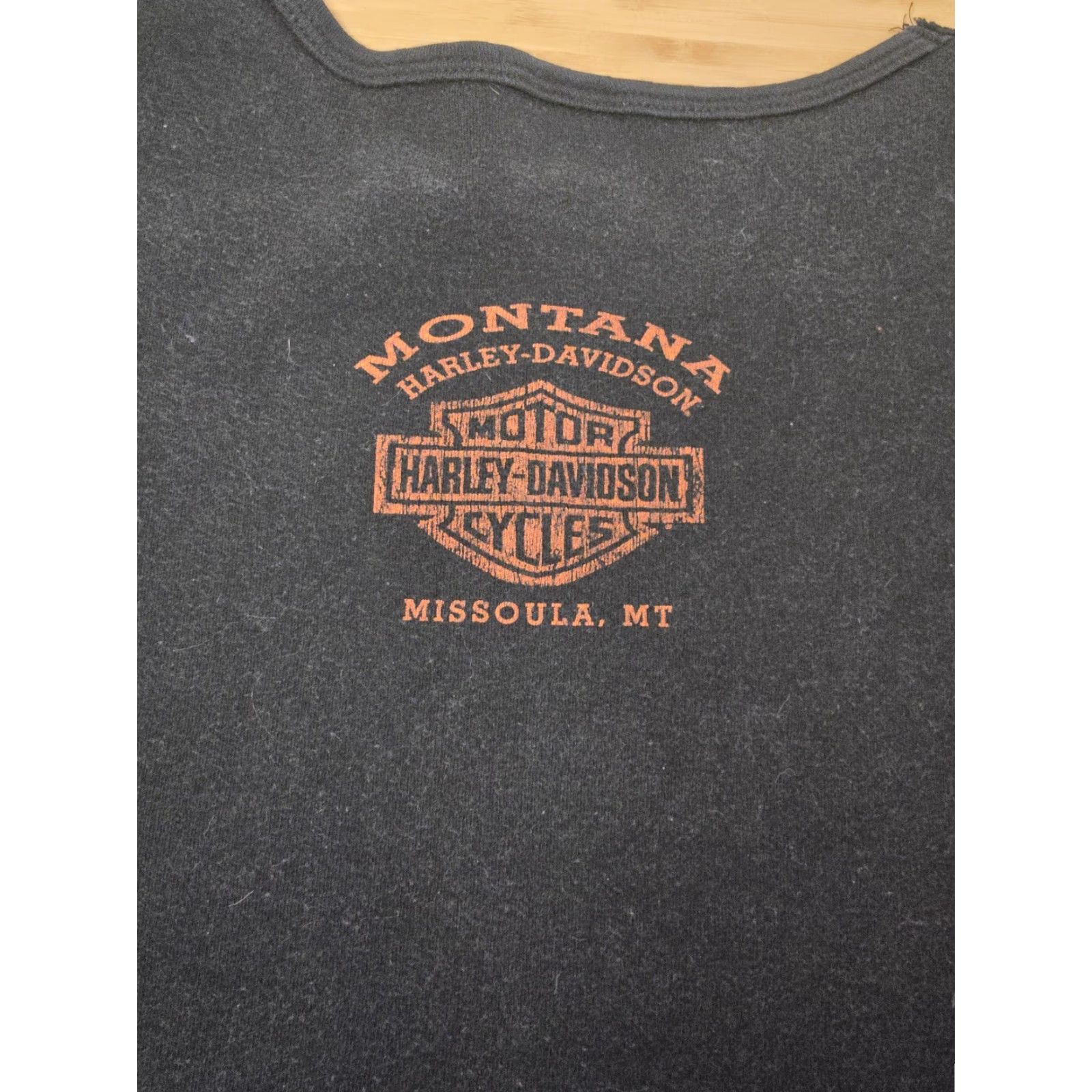 Harley Davidson Harley-Davidson Shirt Womens Medium Black Sleeveless Rose Studded Biker 2009 MT Size M / US 6-8 / IT 42-44 - 5 Thumbnail