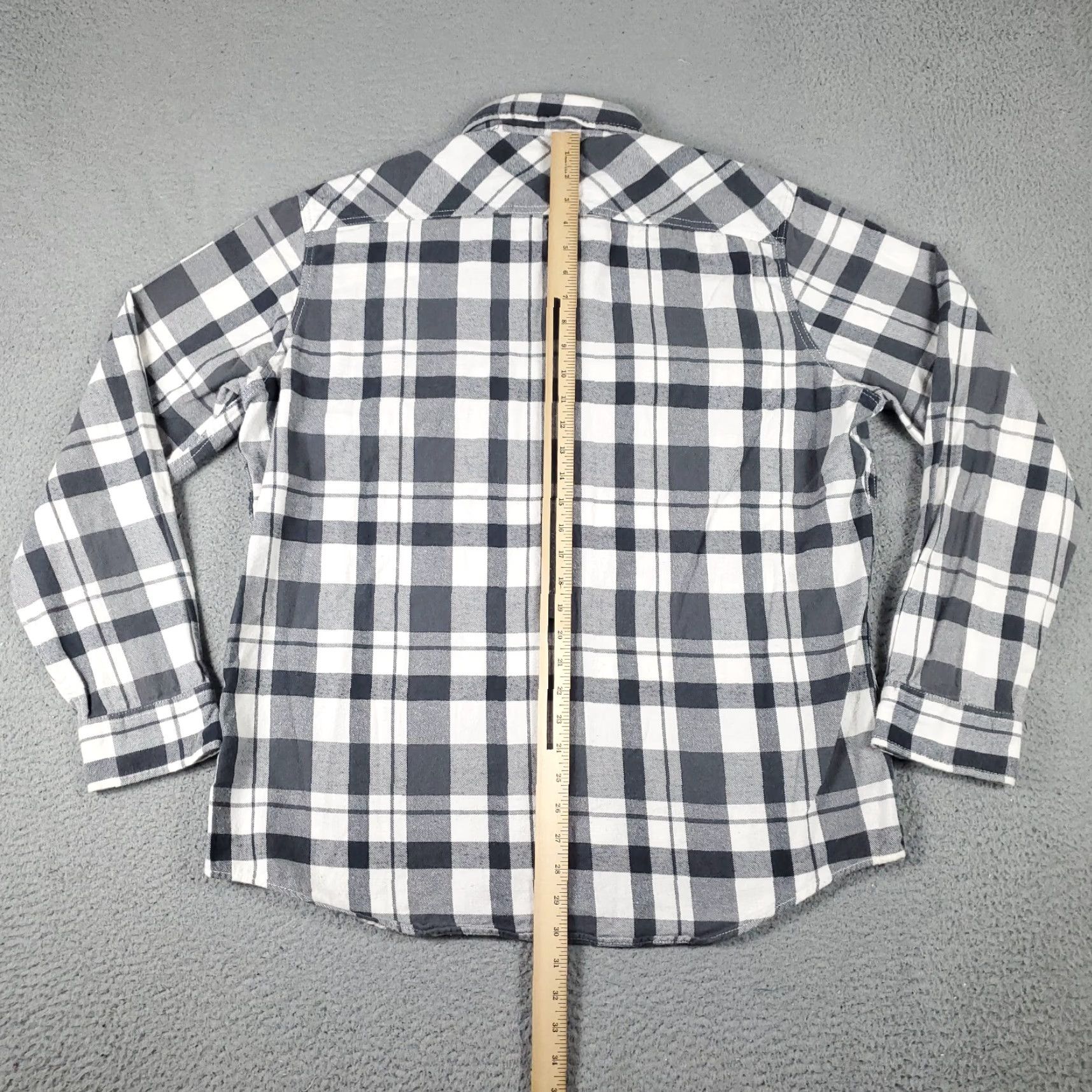 American Eagle Outfitters American Eagle Shirt Mens XL Gray Plaid Outdoors Button Up Long Sleeve Size US XL / EU 56 / 4 - 7 Thumbnail