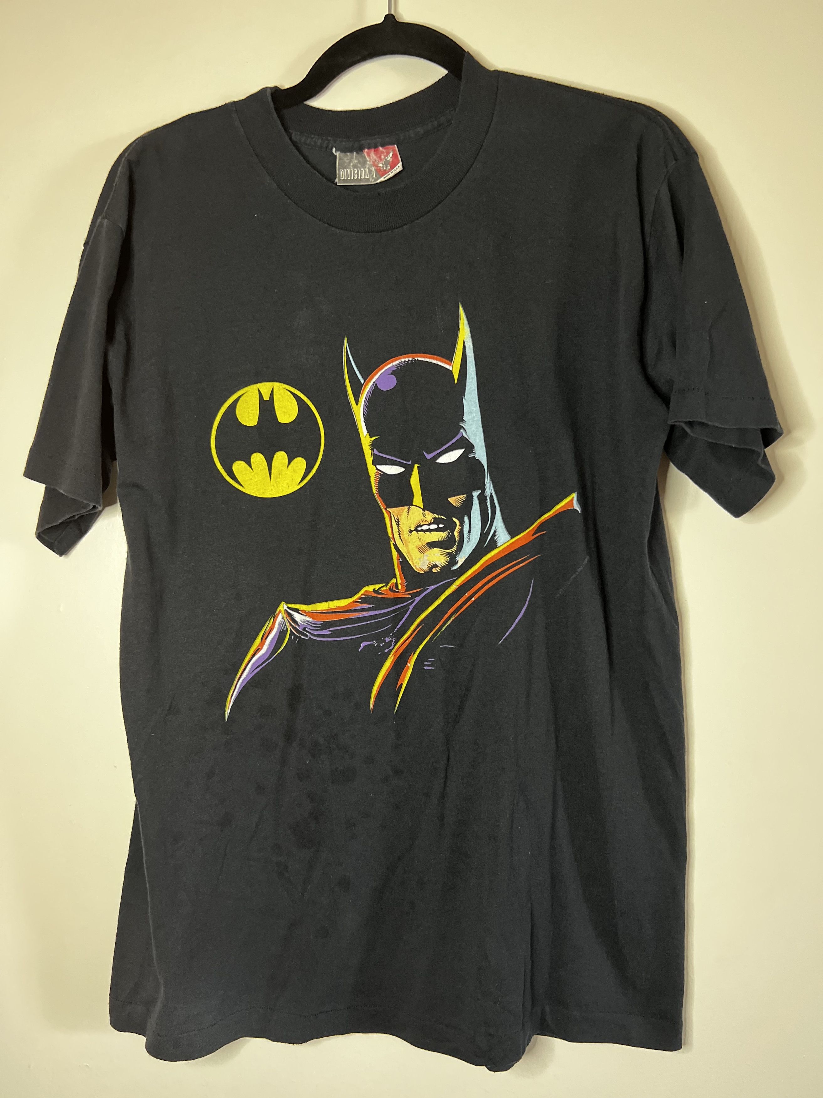「バットマン（1989）」Ｔシャツ【WARNER BROS タグ】非売品 バットマン（1989）」Tシャツ【WARNER BROS タグ】非売品