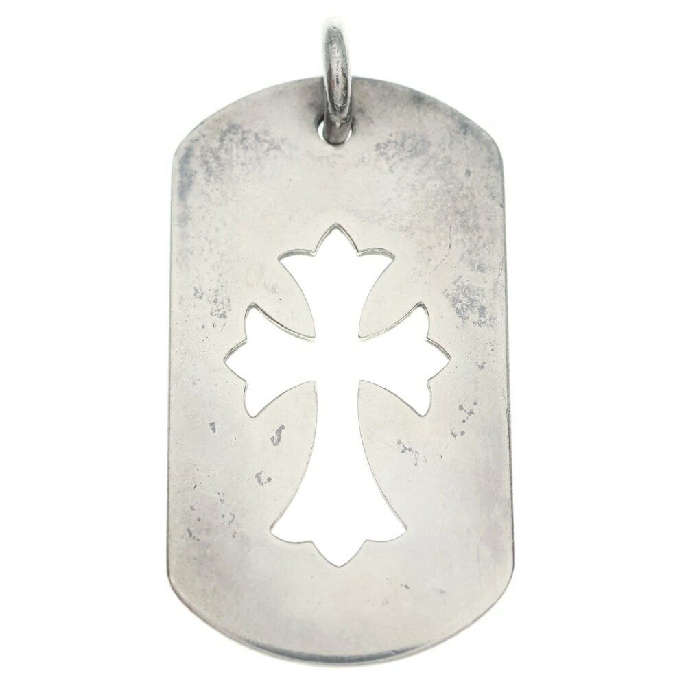 Chrome Hearts Chrome Hearts Dog Tag Large Co Cross Cutout Pendant Size ONE SIZE - 1 Thumbnail