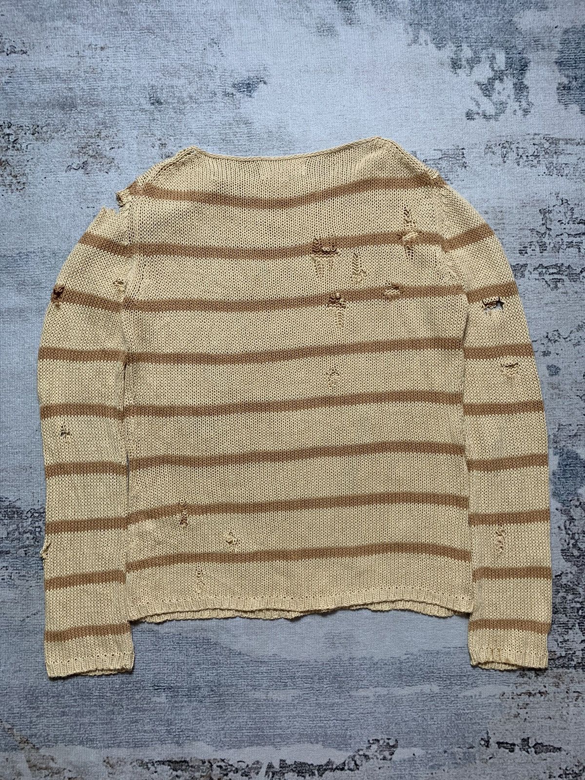 Issey Miyake Japanese Brand Distressed Knit Grunge Kurt Cobain Size US M / EU 48-50 / 2 - 2 Thumbnail
