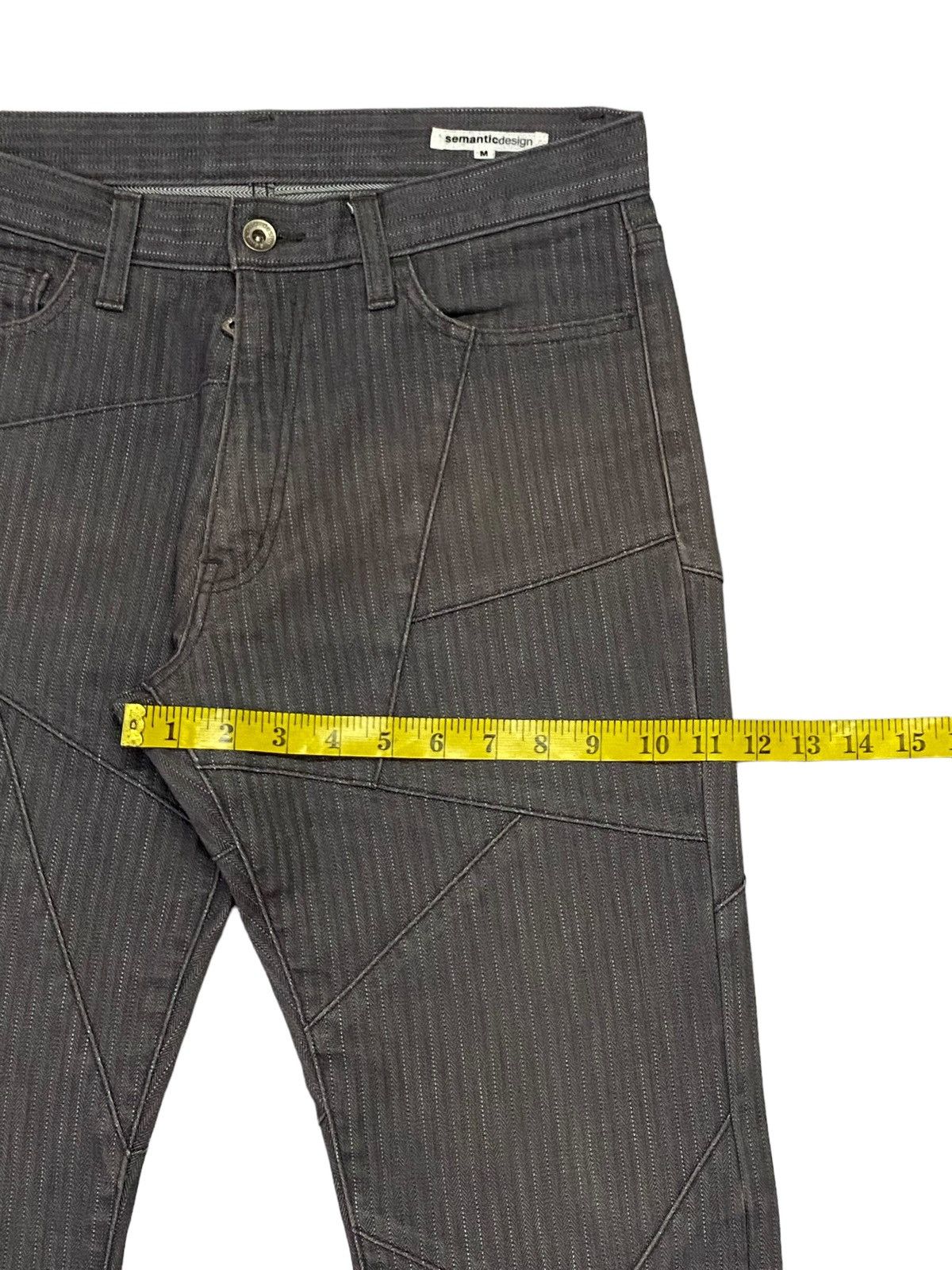 Japanese Brand × semanticdesign Semantic Design Flare Stretches Denim Pants Size US 30 / EU 46 - 8 Thumbnail
