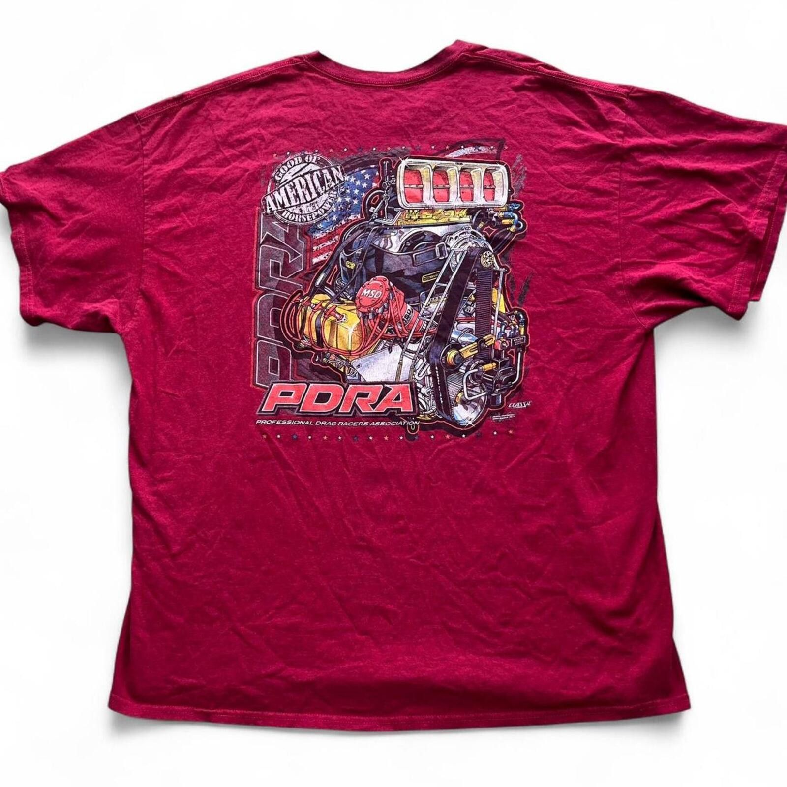 Gildan 2011 PDRA Drag Racing Double-Sided Engine Graphic Shirt 3XL Size US XXL / EU 58 / 5 - 3 Thumbnail