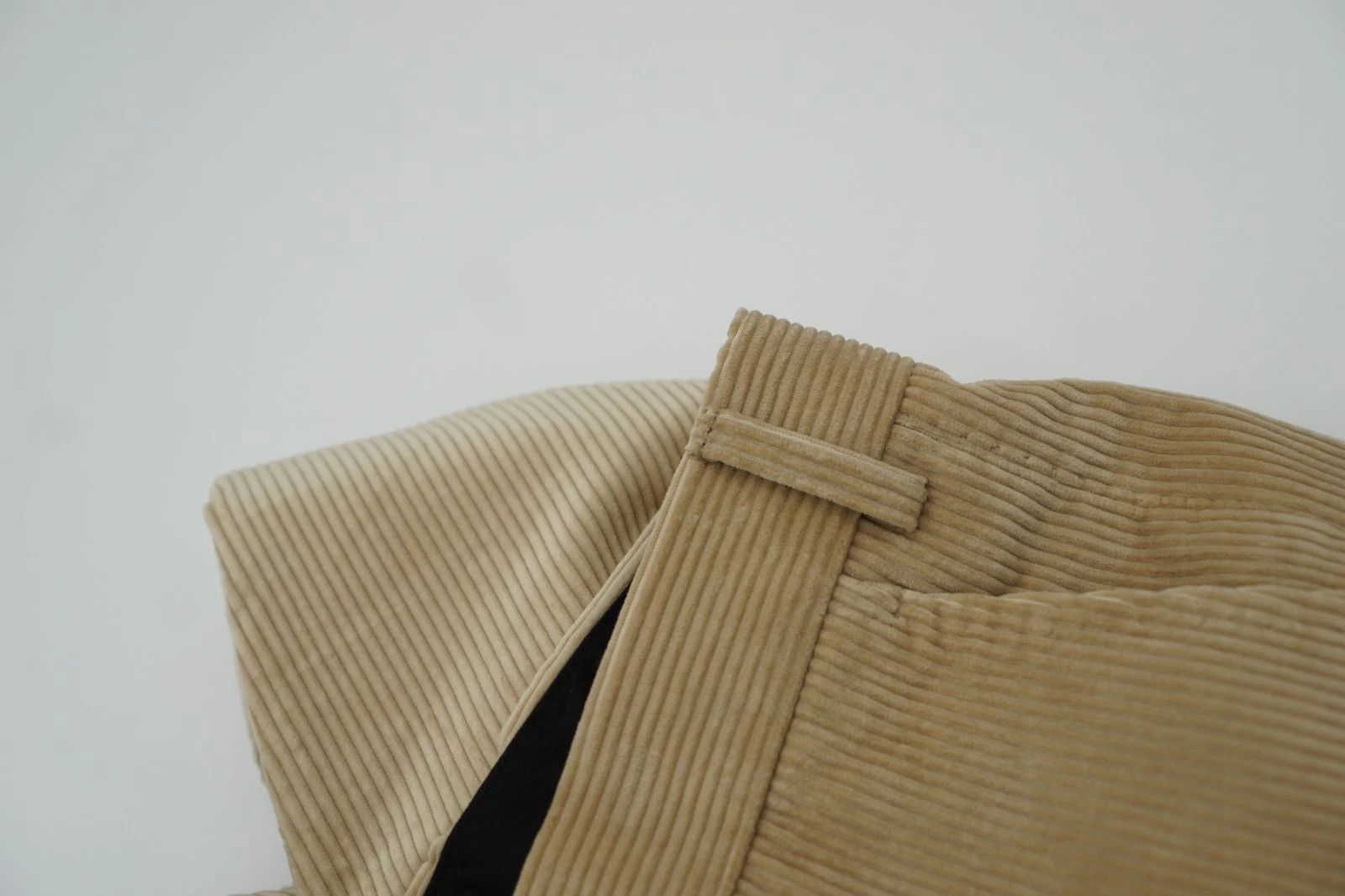 Suitsupply Men Suitsupply Pants Velvet Pontogio Cotton Beige UK/US38S Size 38S - 6 Thumbnail