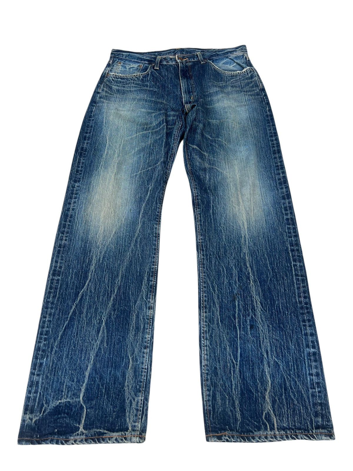 Edwin Edwin 505Z Japan Rusty Denim Dirty Mud Selvedge Jeans Size US 36 / EU 52 - 1 Thumbnail