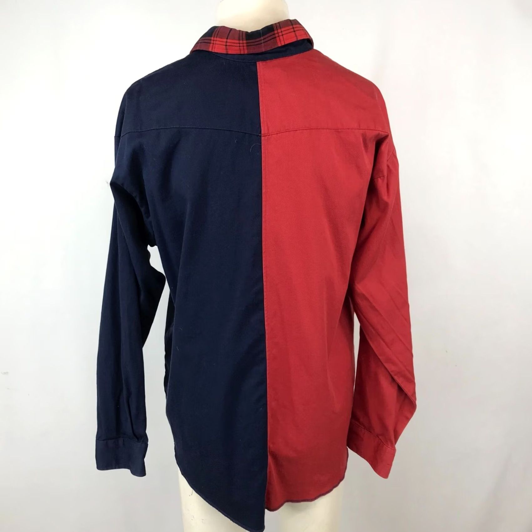 Vintage PANHANDLE SLIM RED/NAVY Snap Collared Shirt Mens L Western Long Sleeve Size US L / EU 52-54 / 3 - 5 Thumbnail