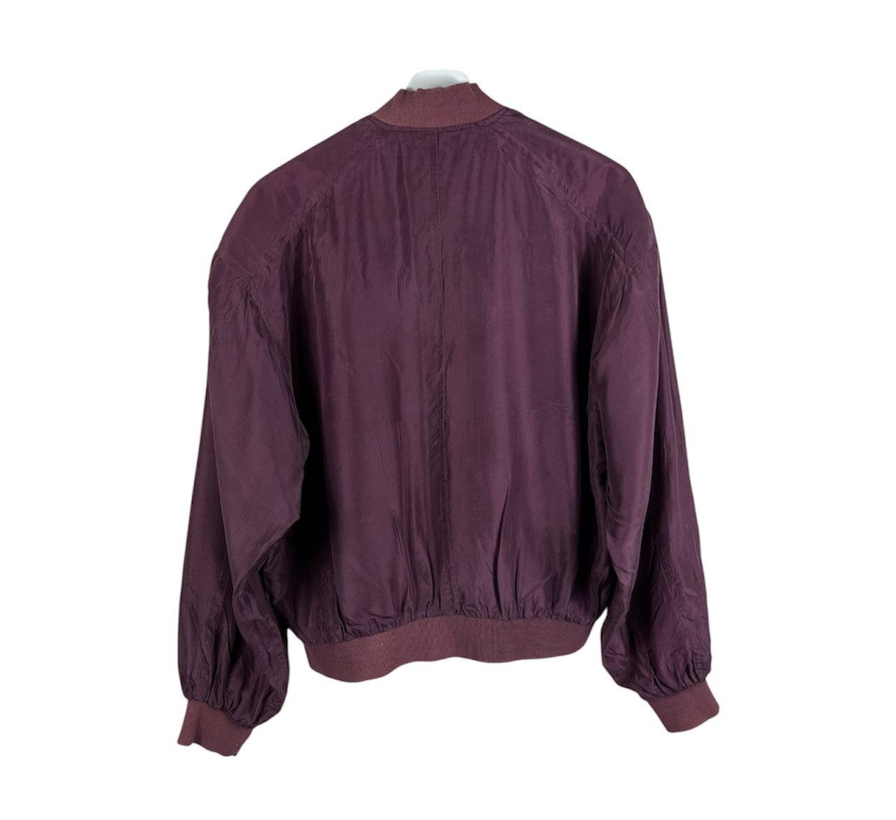Japanese Brand Vintage 90s Van Zon 100% silk bomber zip jacket y2k japanese Size US M / EU 48-50 / 2 - 2 Thumbnail