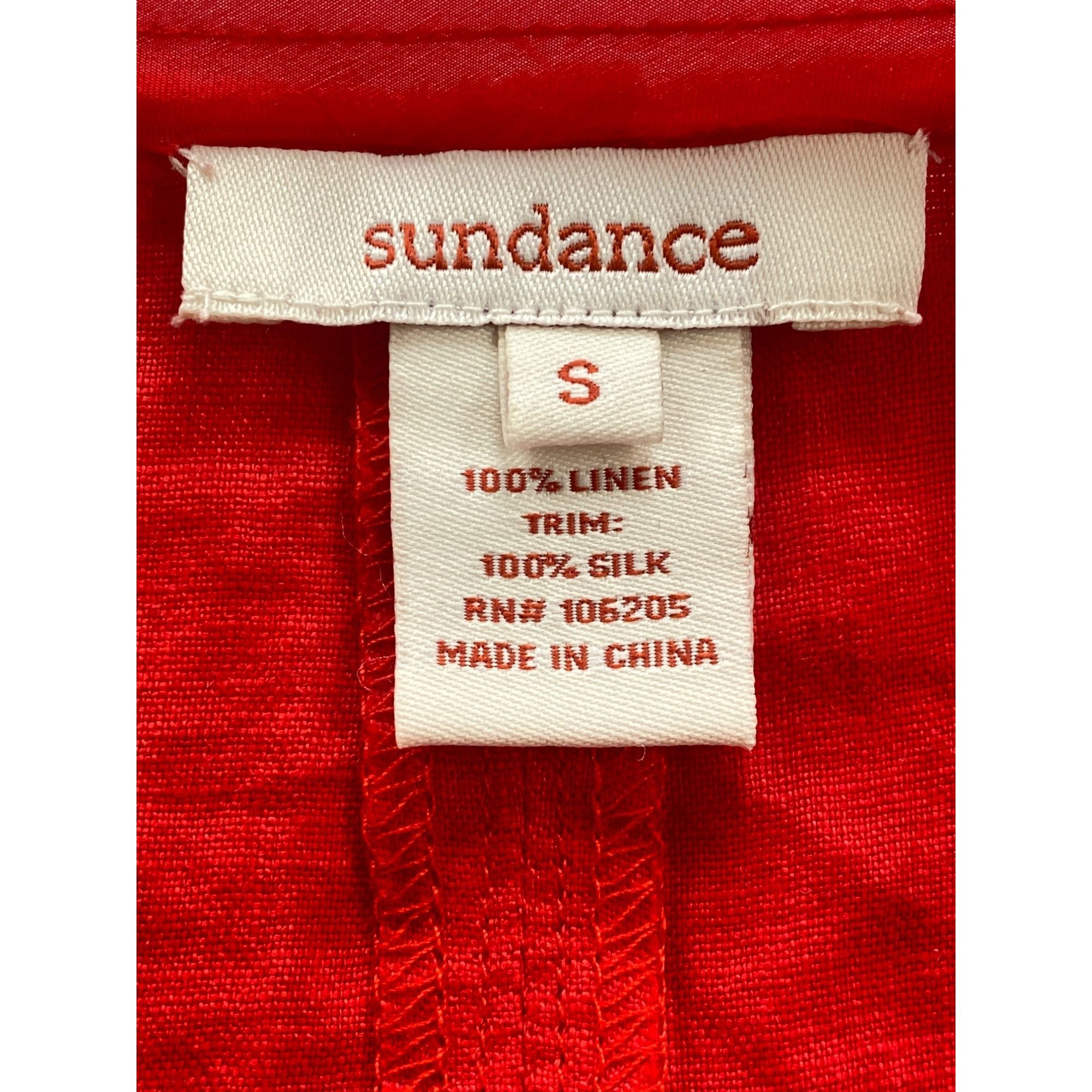 Other NWOT Sundance Cafe Rouge Dress Linen Silk Small Sleeveless R Size S / US 4 / IT 40 - 6 Thumbnail