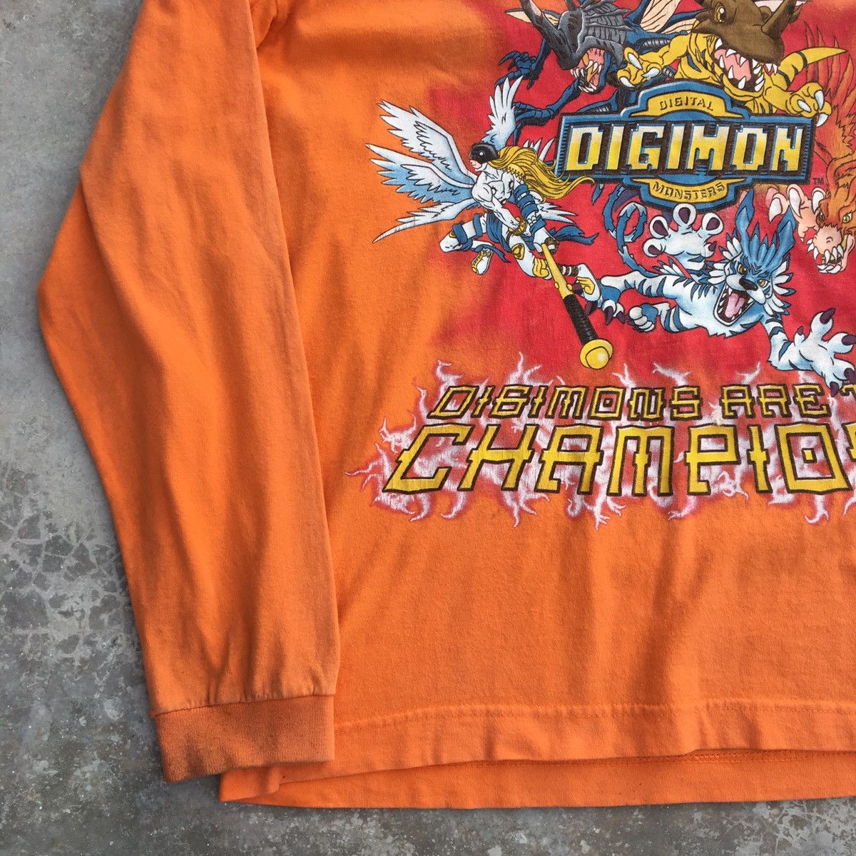 Nintendo Vintage Digital DIGIMON MONSTER Long Sleeve Tee Size US M / EU 48-50 / 2 - 2 Thumbnail