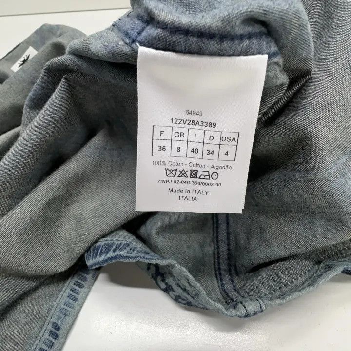 Other Dior SS21 Navy Blue Denim Check Jacket 0079-2507 Size S / US 4 / IT 40 - 5 Thumbnail