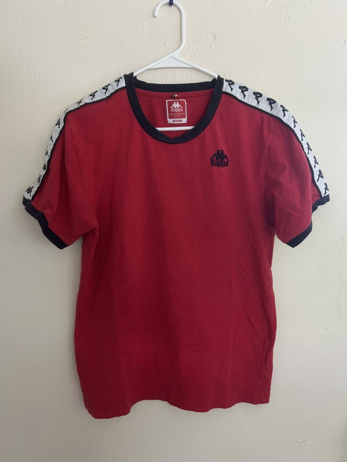 Kappa Kappa Embroidered Logo Red Shirt Size US M / EU 48-50 / 2 - 1 Thumbnail