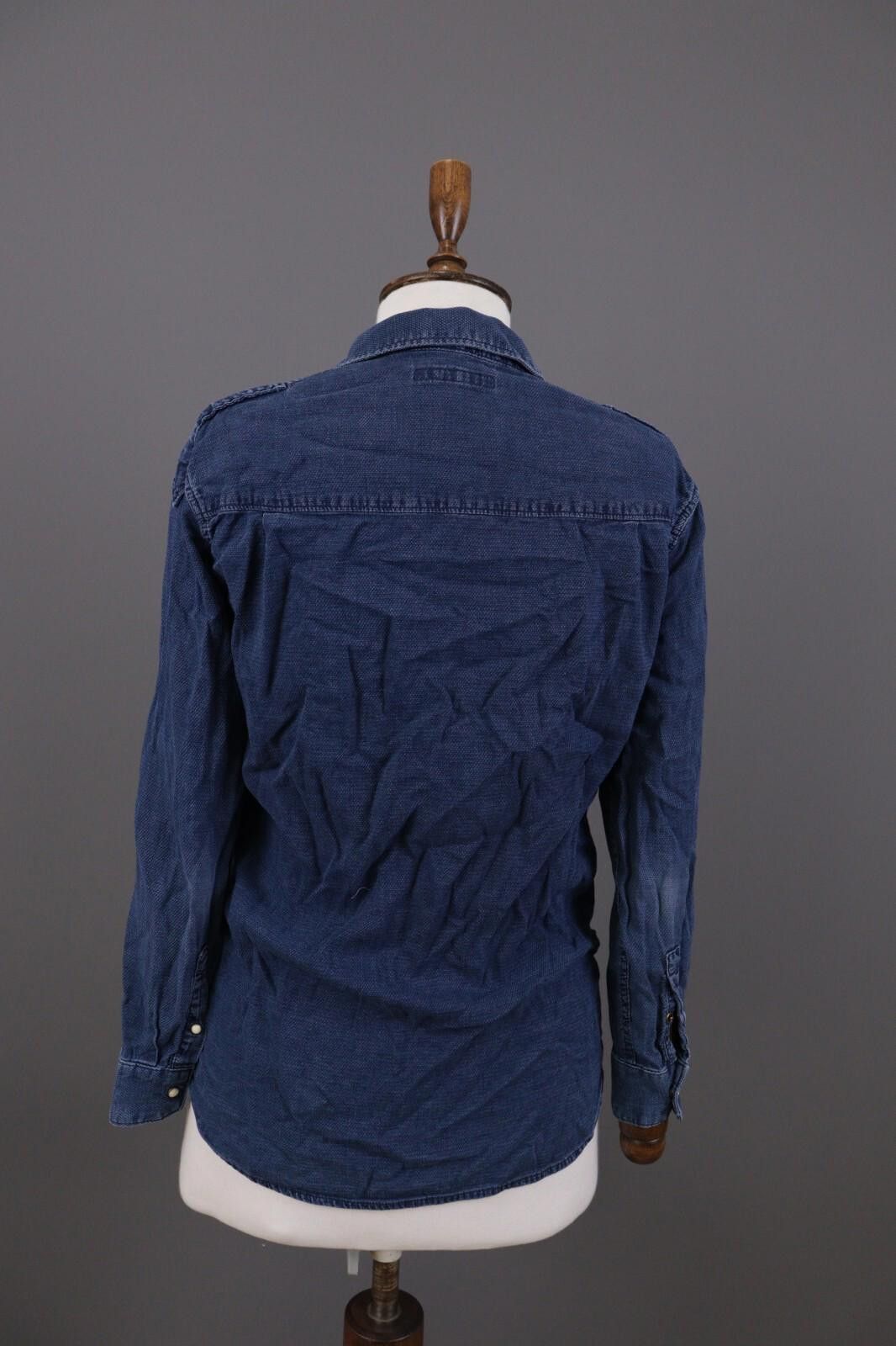 Allsaints All Saints Blue Denim Button Down Pockets Size EU 34 /US 2 Size S / US 4 / IT 40 - 11 Thumbnail