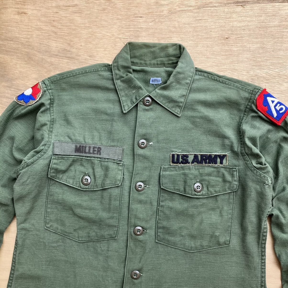 Other US ARMY MILITARY UTILITIES LOMG SLEEVE SHIRT OG 107 Size US M / EU 48-50 / 2 - 2 Thumbnail