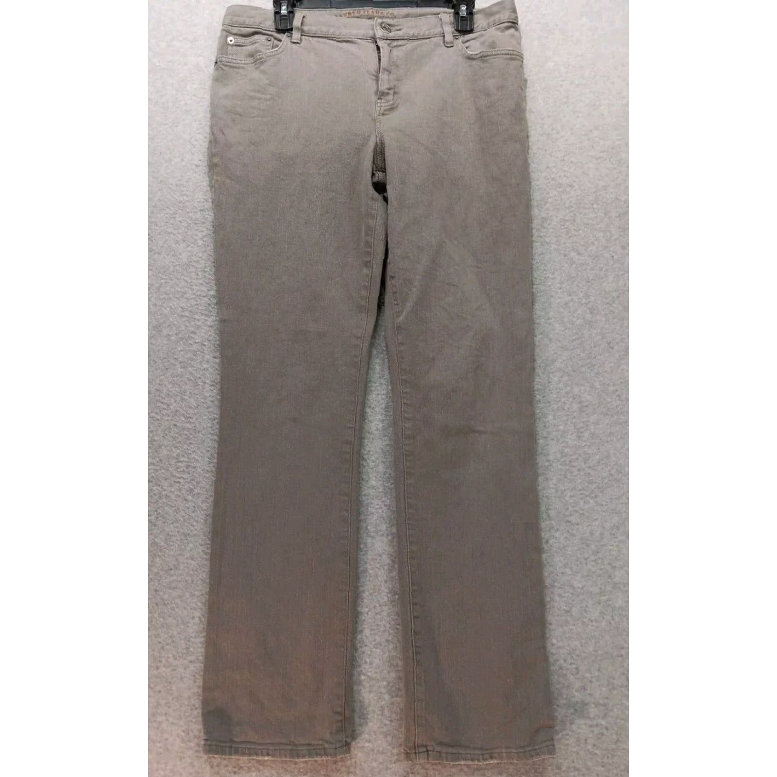 Ralph Lauren Ralph Lauren LRL Jeans Co Jeans Women's 10 Straight Classic 5-Pocket Denim Slimming Mid Rise Blue Gray Size 32" / US 10 / IT 46 - 4 Thumbnail