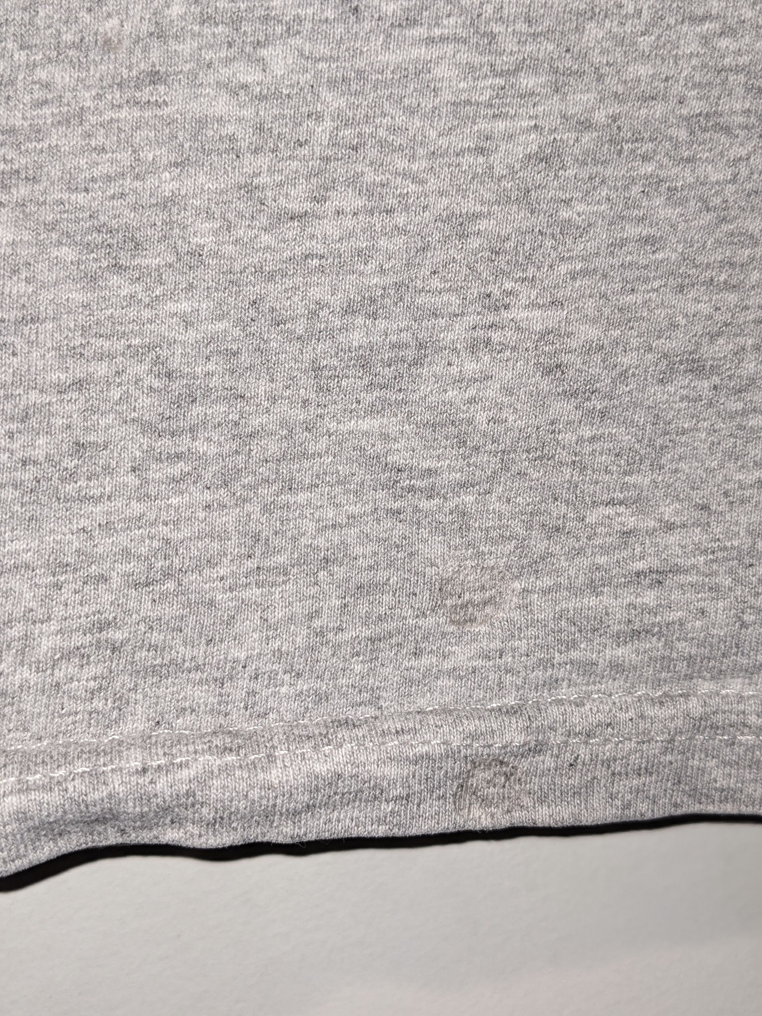 Nike × Vintage Vintage Y2K Nike Athletic Center Swoosh Gray Large T-Shirt Size US L / EU 52-54 / 3 - 5 Thumbnail