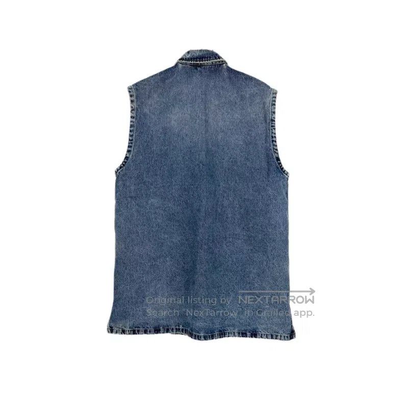 Prada Prada Blue washed sleeveless denim jacket Size XS / US 0-2 / IT 36-38 - 2 Thumbnail