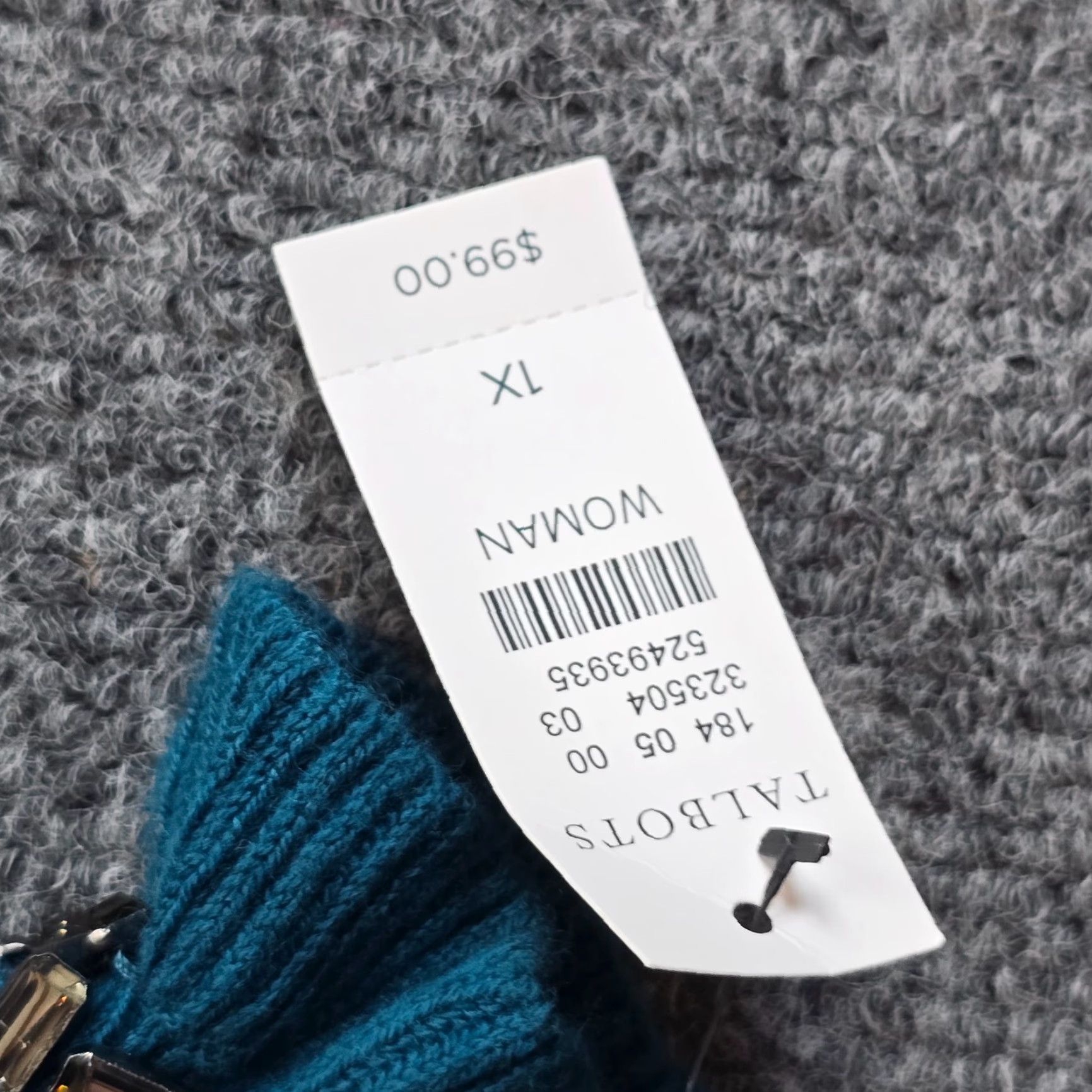 Talbots Talbots Sweater Womens 1X Green Turtleneck Rhinestone Cashmere Blend Career Shirt Size XL / US 12-14 / IT 48-50 - 6 Thumbnail
