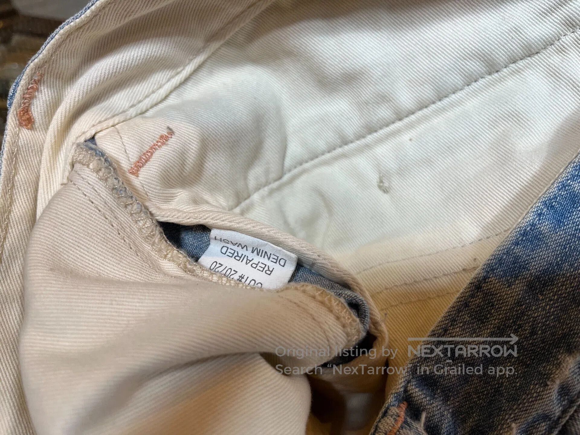 RRL Ralph Lauren limited edition patched denim jeans. Size US 30 / EU 46 - 5 Thumbnail