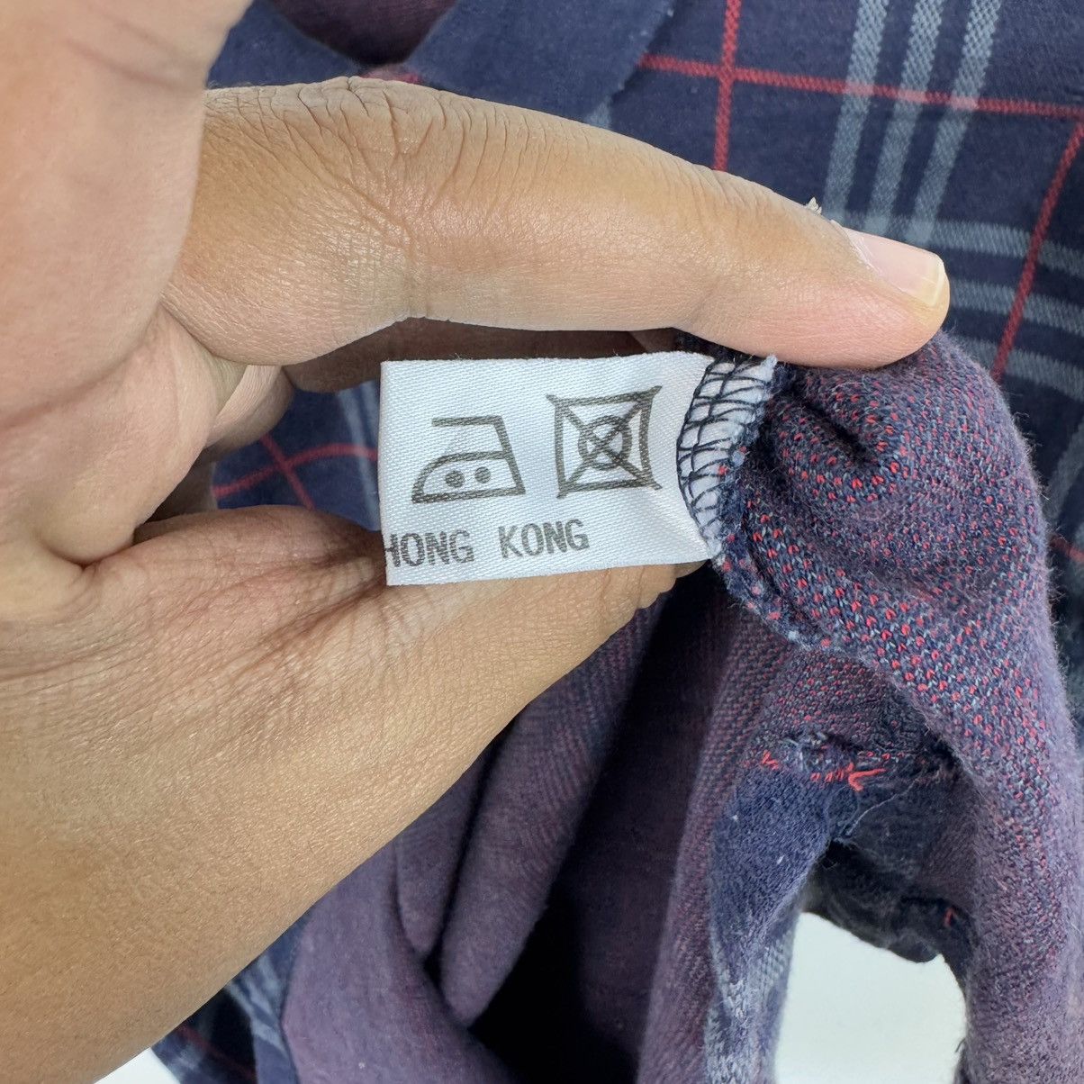Burberry × Vintage Vintage 90s Burberrys Nova Check Polo Shirts Size US M / EU 48-50 / 2 - 6 Thumbnail
