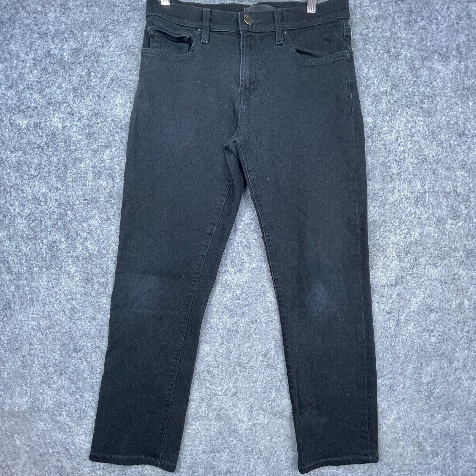 J Brand J Brand Jeans Womens 31 Black Tyler Clancy Straight Cropped Size 31" - 1 Thumbnail