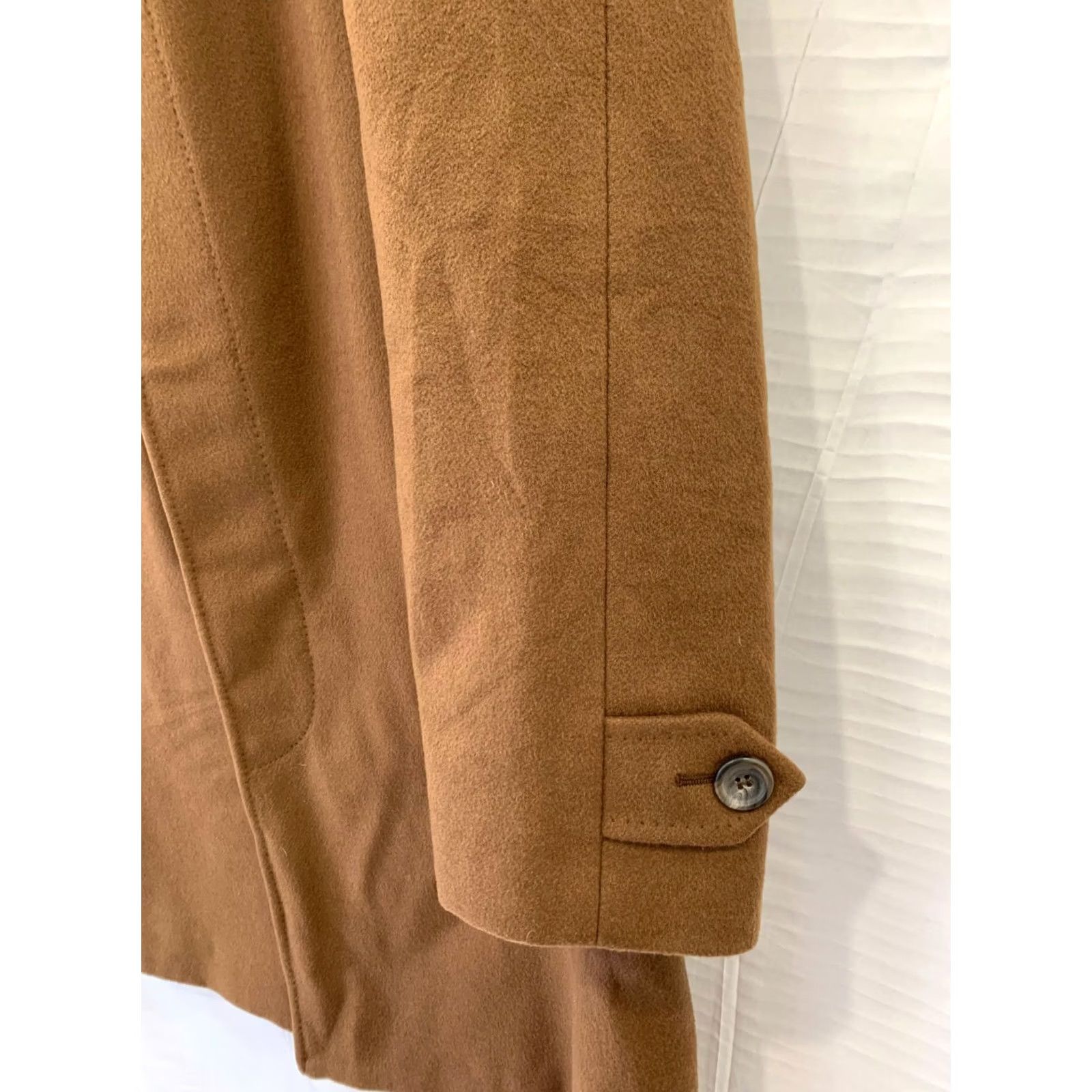 Corneliani Corneliani Linea Sartoria Overcoat Mens L 100% Virgin Wool Camel Brown Made in Italy Wool Coat Jacket Size US L / EU 52-54 / 3 - 8 Thumbnail