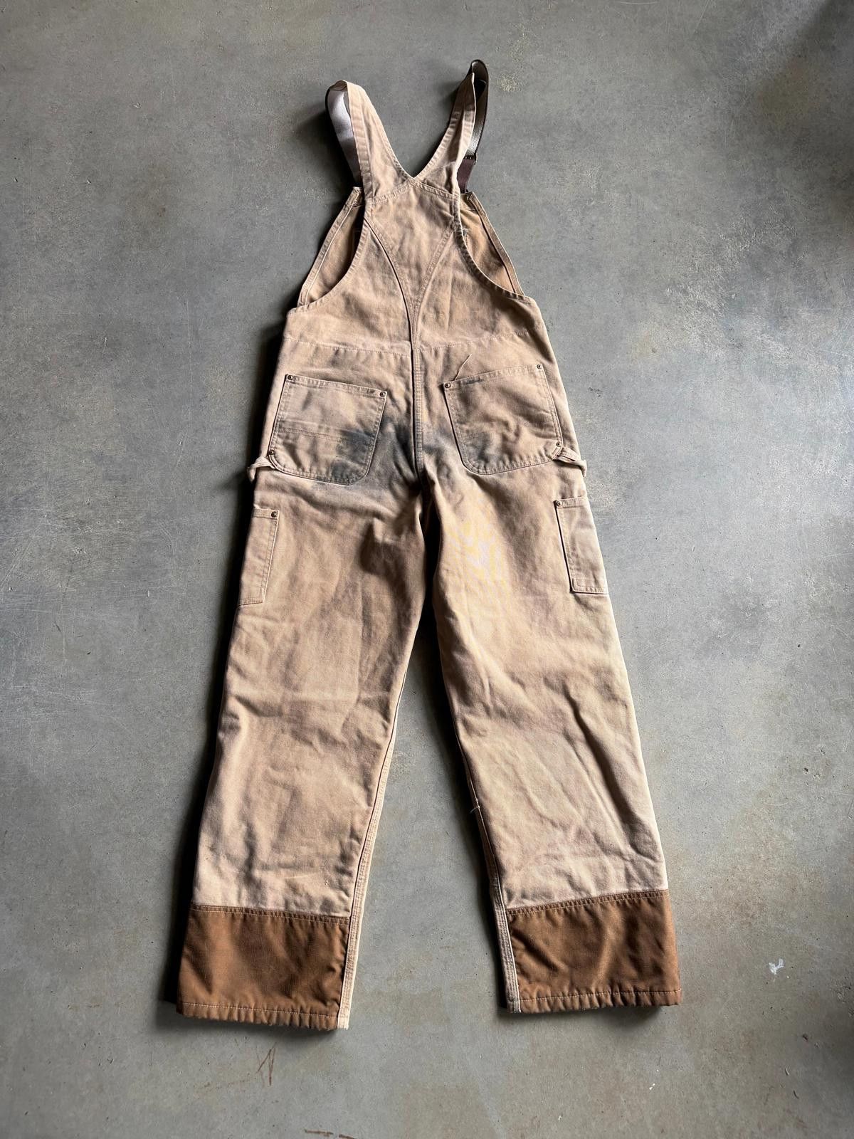Carhartt VTG Carhartt Double Knee Khaki Overalls Sz 34x32 Size US 34 / EU 50 - 6 Thumbnail