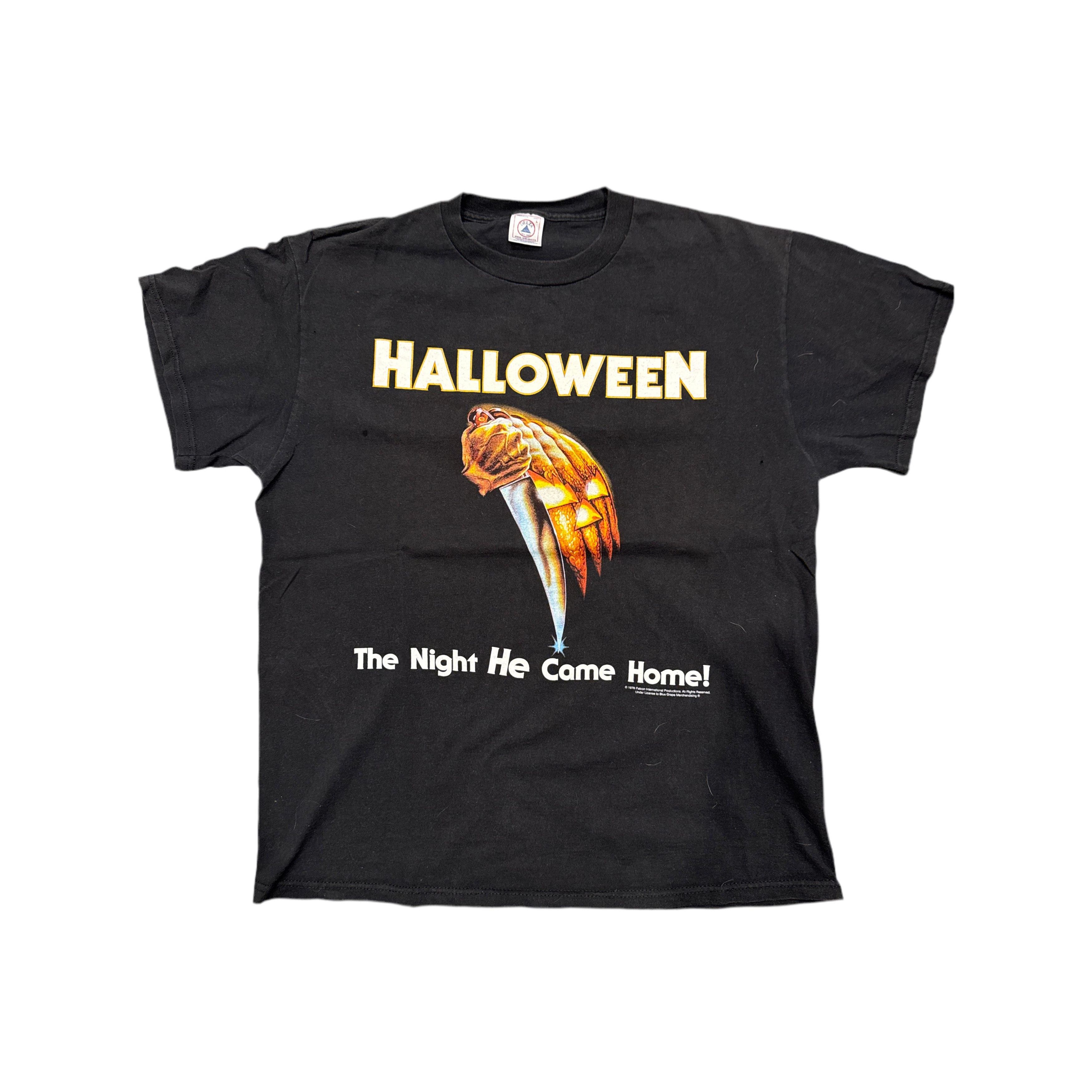 Other 90s Halloween Michael Myers Movie Promo Large Night Black T- Size US L / EU 52-54 / 3 - 1 Thumbnail