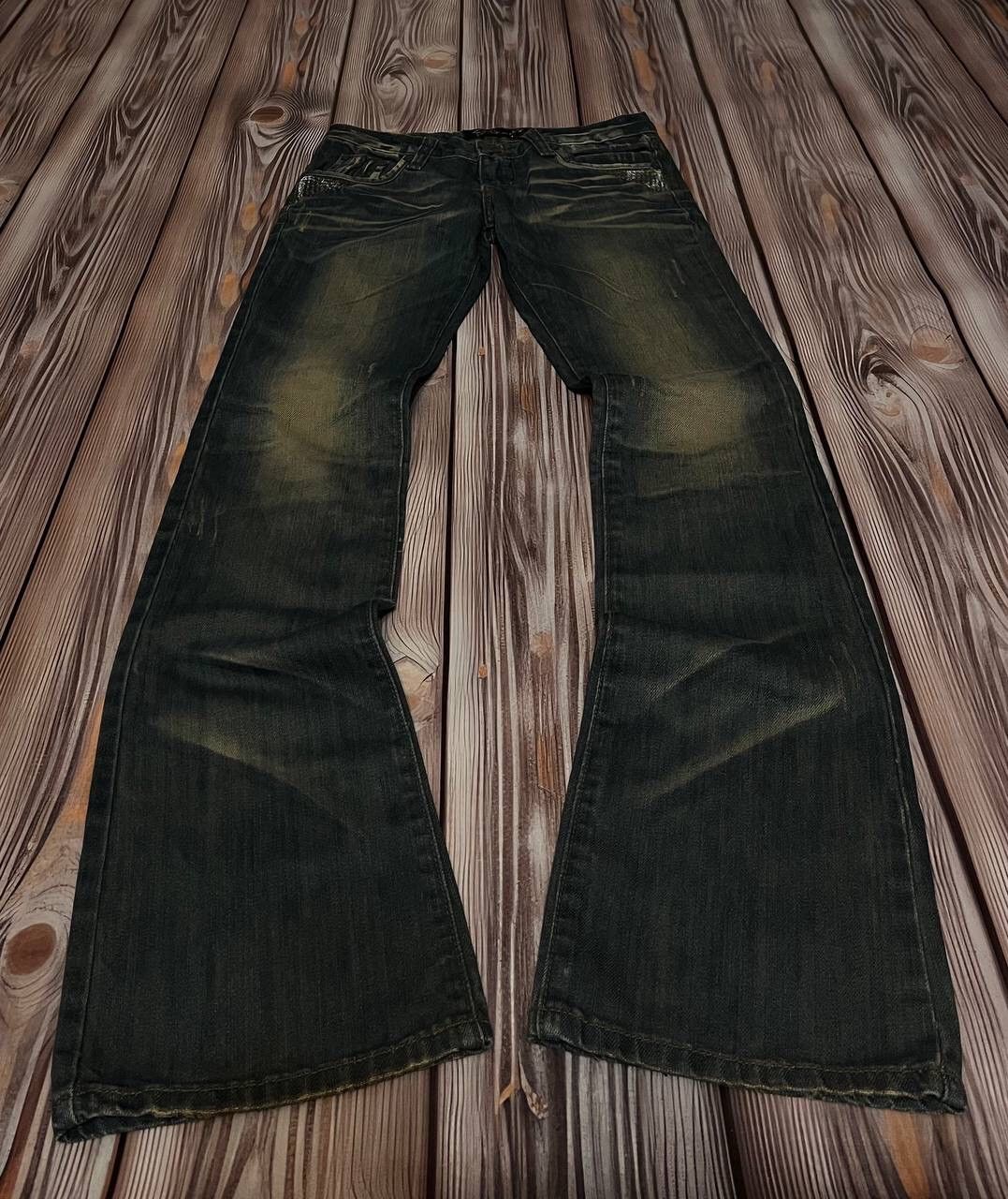 Pre-owned Hysteric Glamour X If Six Was Nine Ifsixwasnine Lgb Style Avant Garde Jeans Japanese Y2k In Dark Blue