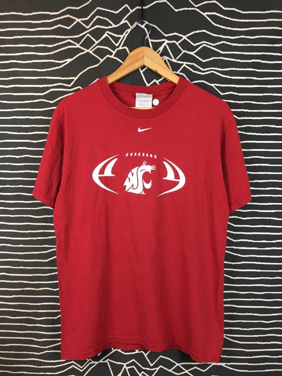 Nike Vtg Y2K Nike WSU Washington State Cougars Football Tee Size US S / EU 44-46 / 1 - 1 Thumbnail