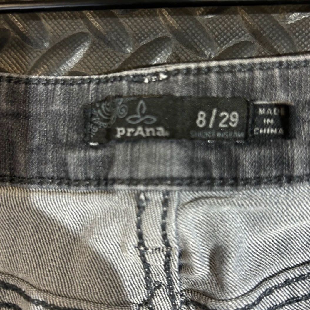 Prana prAna Jeans Gray Straight Leg Mid Rise Denim Women Size 8/29 Womens Size 30" / US 8 / IT 44 - 3 Thumbnail