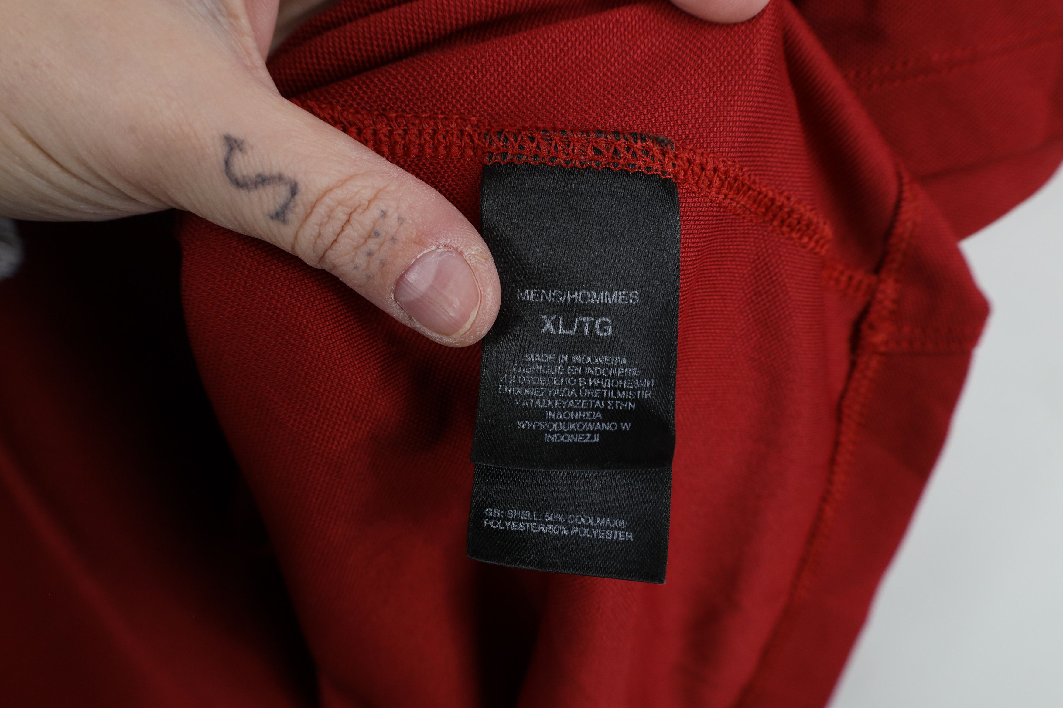 The North Face × Vintage Vintage The North Face Half Zip Collared Polo Shirt Red Size US XL / EU 56 / 4 - 9 Thumbnail