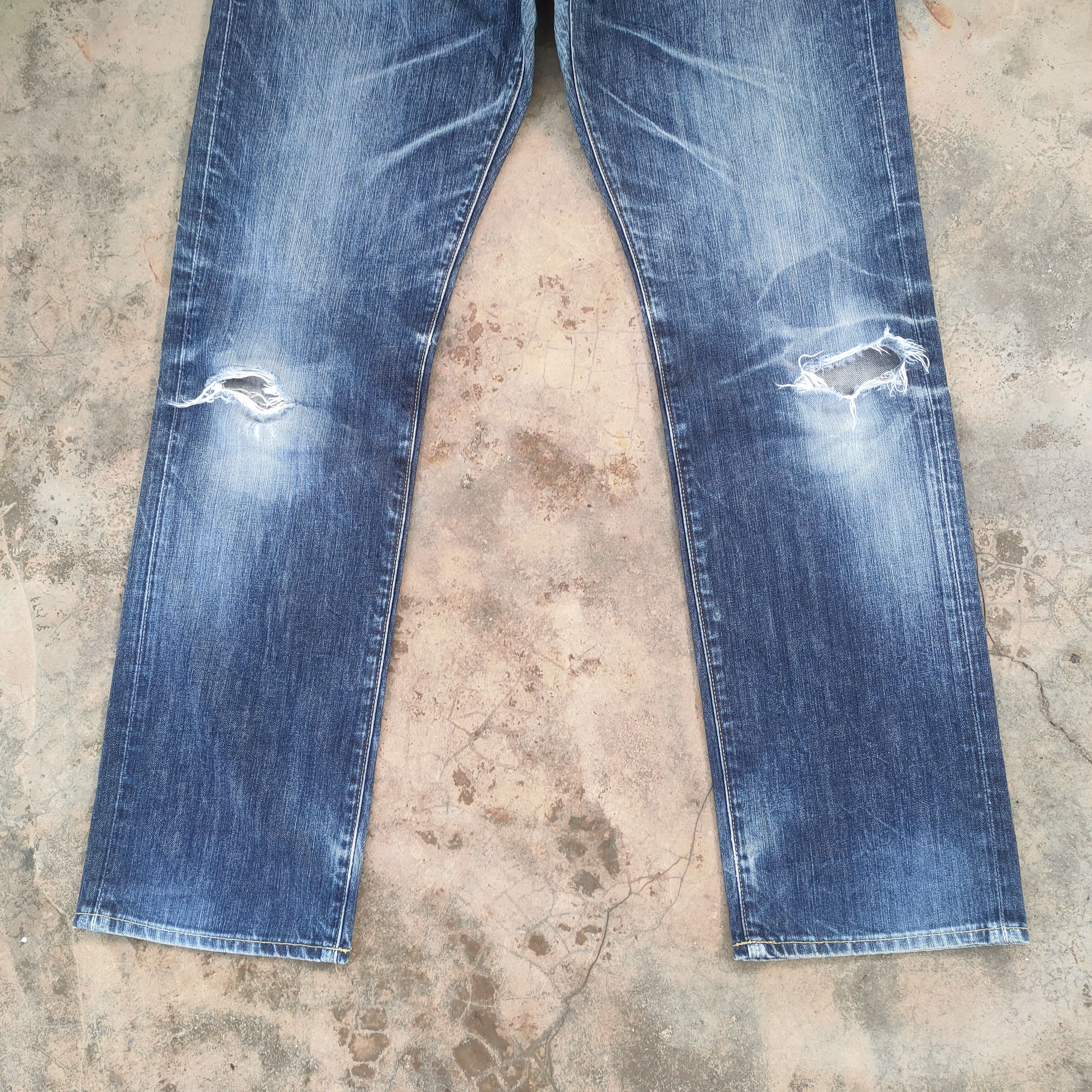 Japanese Brand W36 VINTAGE JAPANESE FADED DISTRESSED JEANS DENIM PANTS Size US 36 / EU 52 - 4 Thumbnail