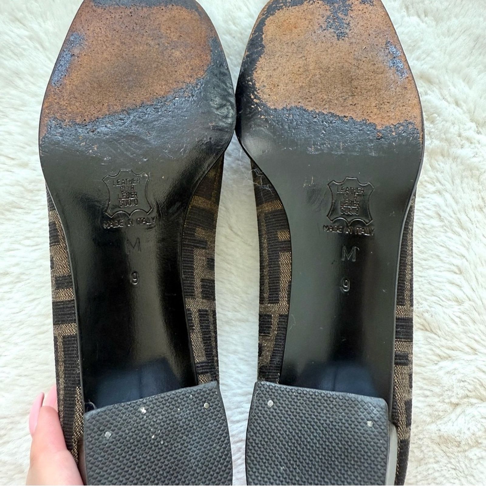 Fendi Fendi Vintage zucca women shoes size 39 EU Authentic Size US 9 / IT 39 - 5 Thumbnail